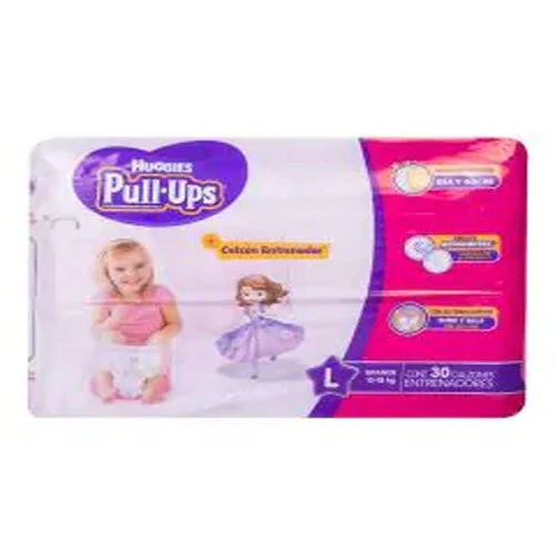Calzon Huggies Pull Up Sofia Grande Con 30 Piezas