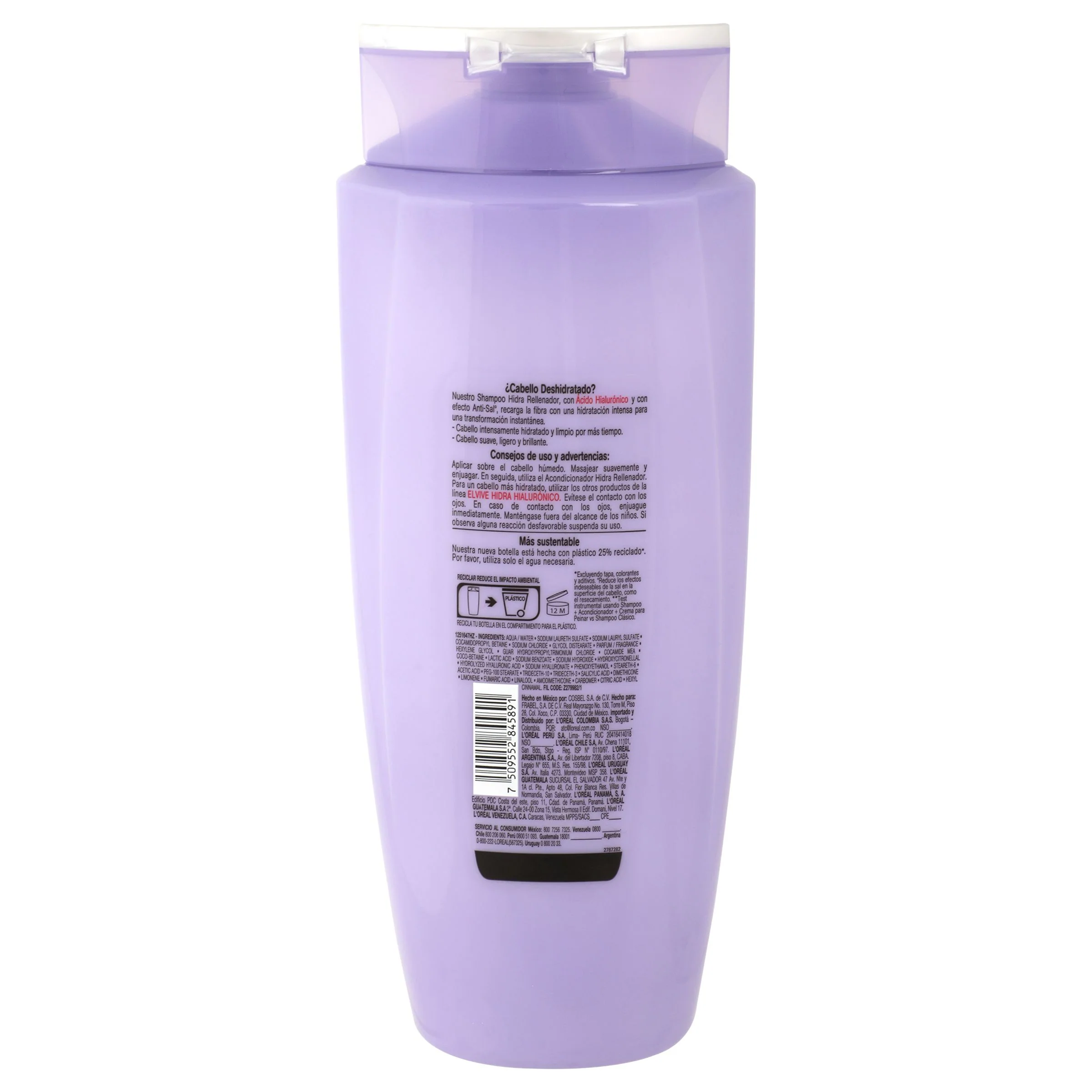 Shampoo Elvive Hidra Hialuronico 680 Ml - Image 5