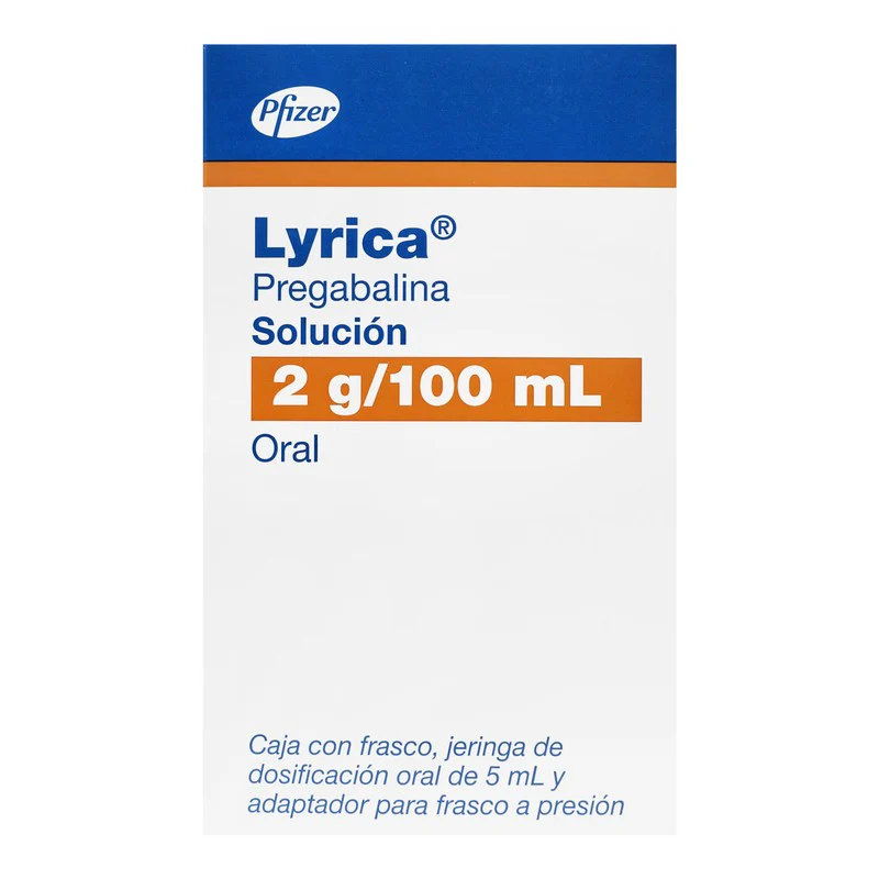 Lyrica 2 G Solucion 100 Ml