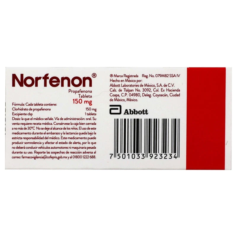Norfenon 150 Mg Con 30 Tabletas - Image 3