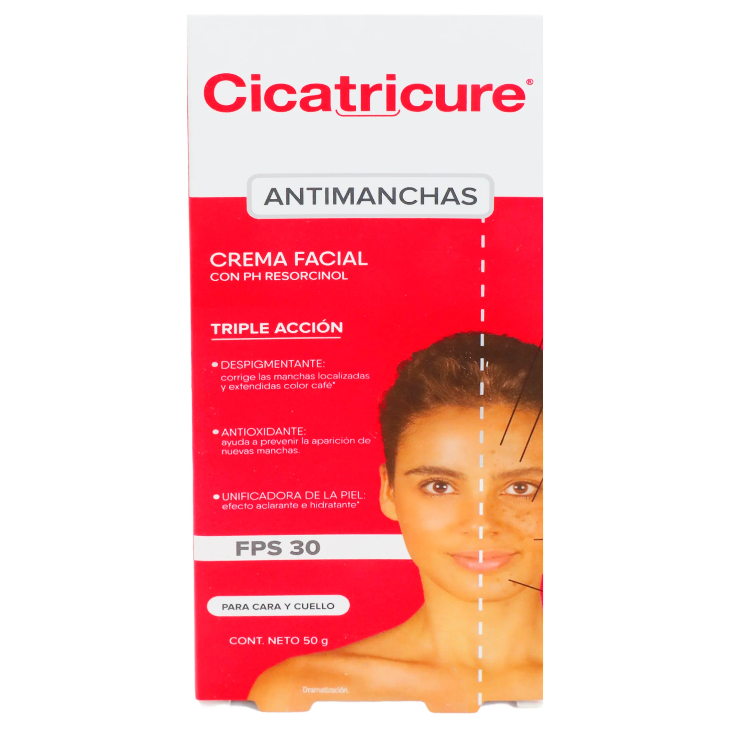 Crema Cicatricure Antimanchas Dia Fps 30 50 G
