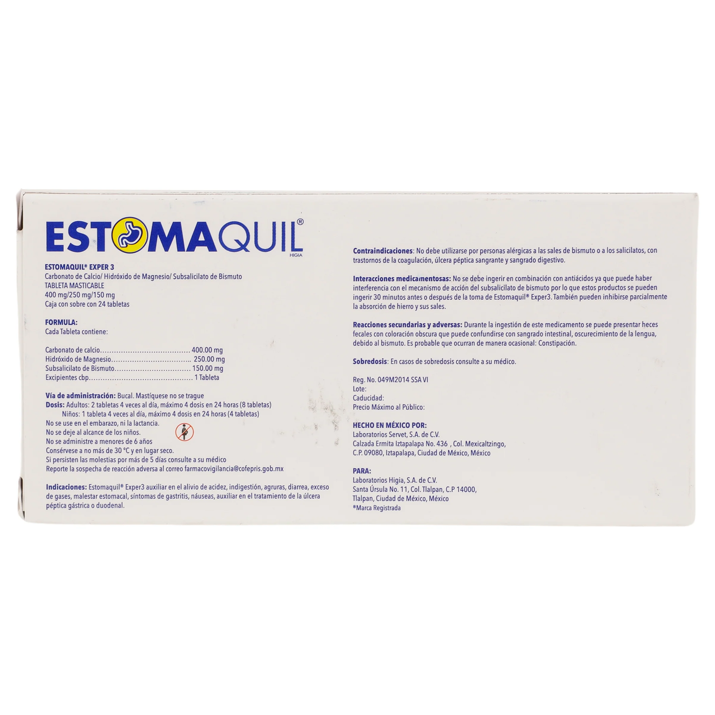 Estomaquil Exper3 Con 24 Tabletas Masticables Menta - Image 7