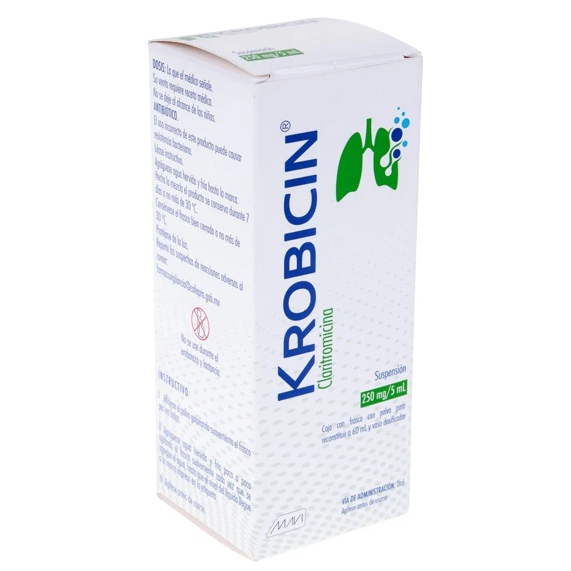 Krobicin (Claritromicina) 250 Mg Suspension 60 Ml - Image 2