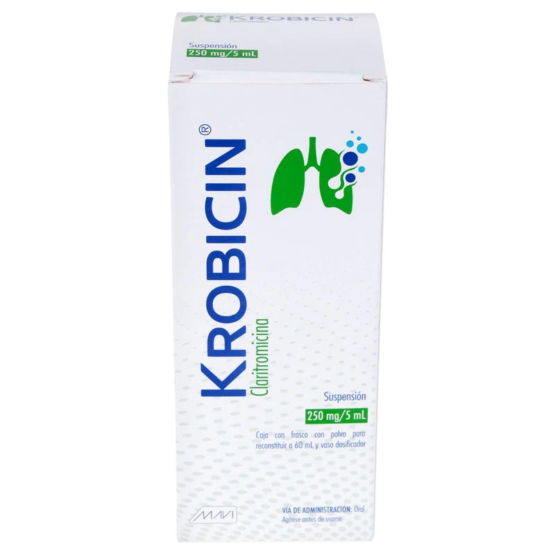 Krobicin (Claritromicina) 250 Mg Suspension 60 Ml - Image 6