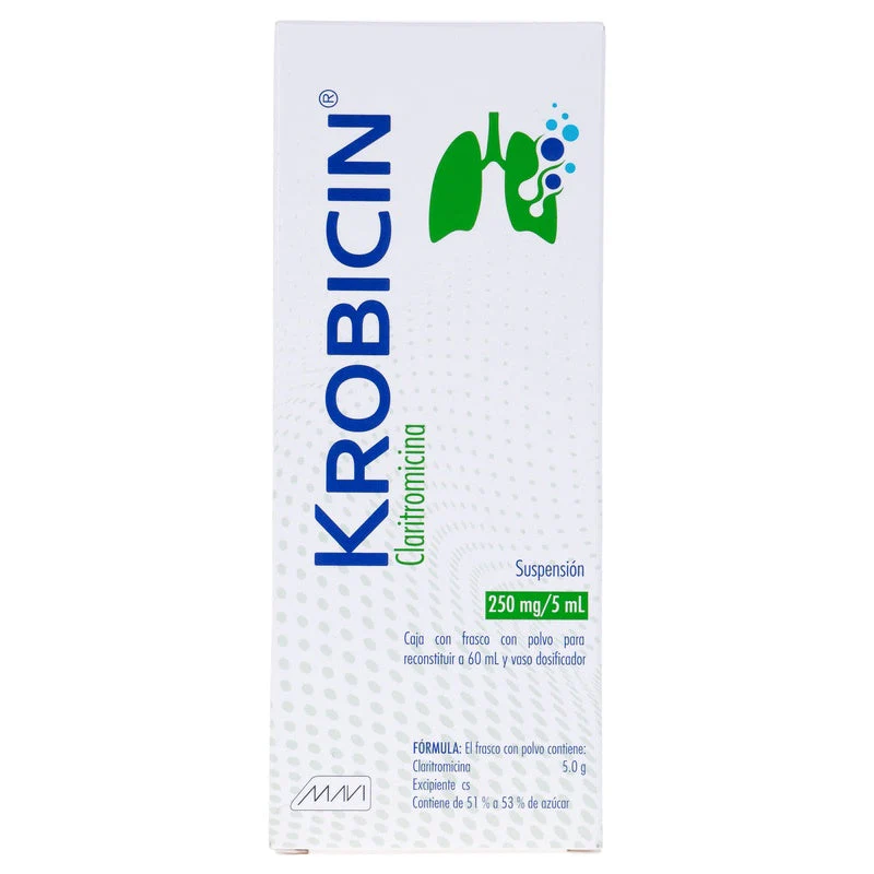Krobicin (Claritromicina) 250 Mg Suspension 60 Ml - Image 7