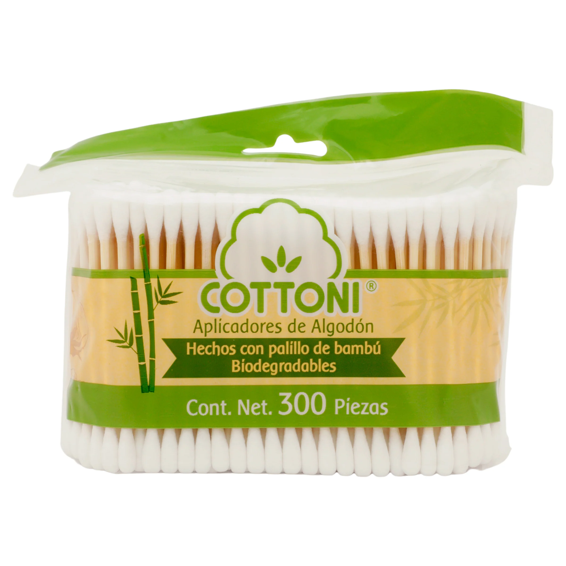 Aplicador Cottoni Algodon Con 300 Piezas
