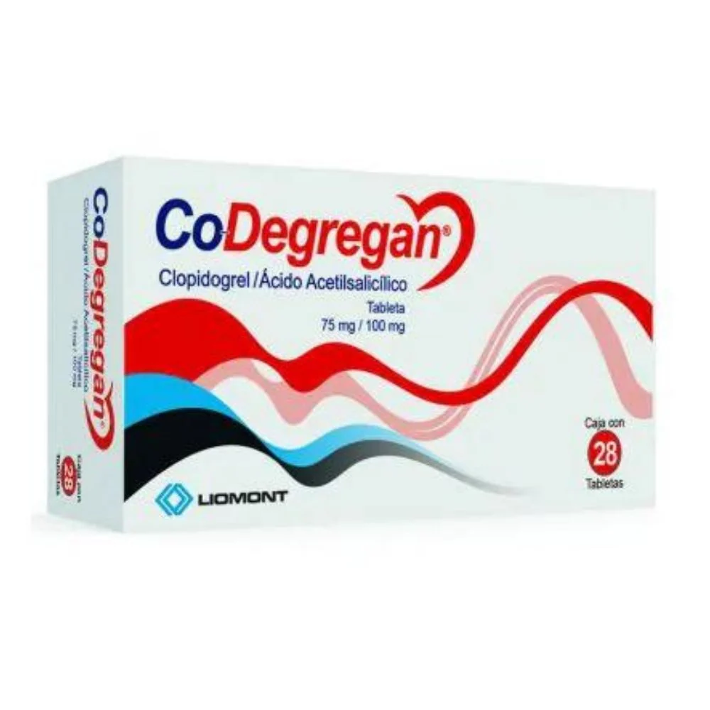 Co-Degregan 75/100 Mg C/28 Tabletas