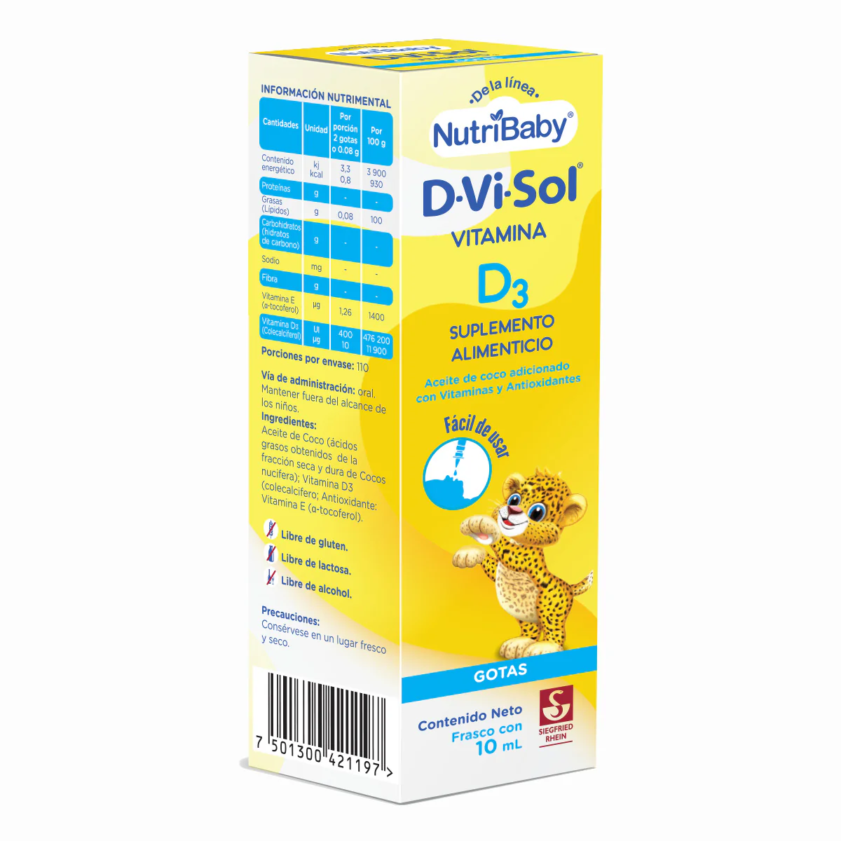 D-Vi-Sol Niños 10 Ml - Dispositivo Gota Exacta (Vitamina E Y D3) - Image 3