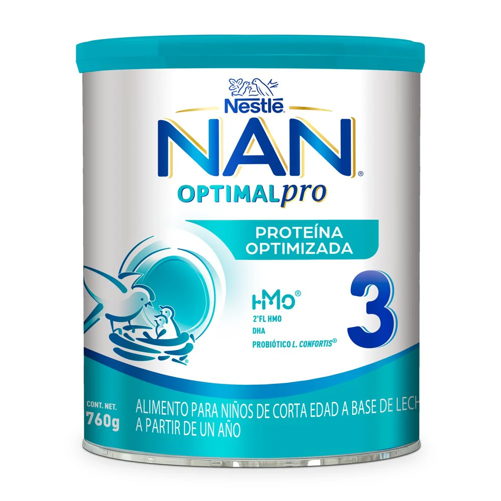 Nan 3 Optimal Pro Proteina Optimizada 760 G