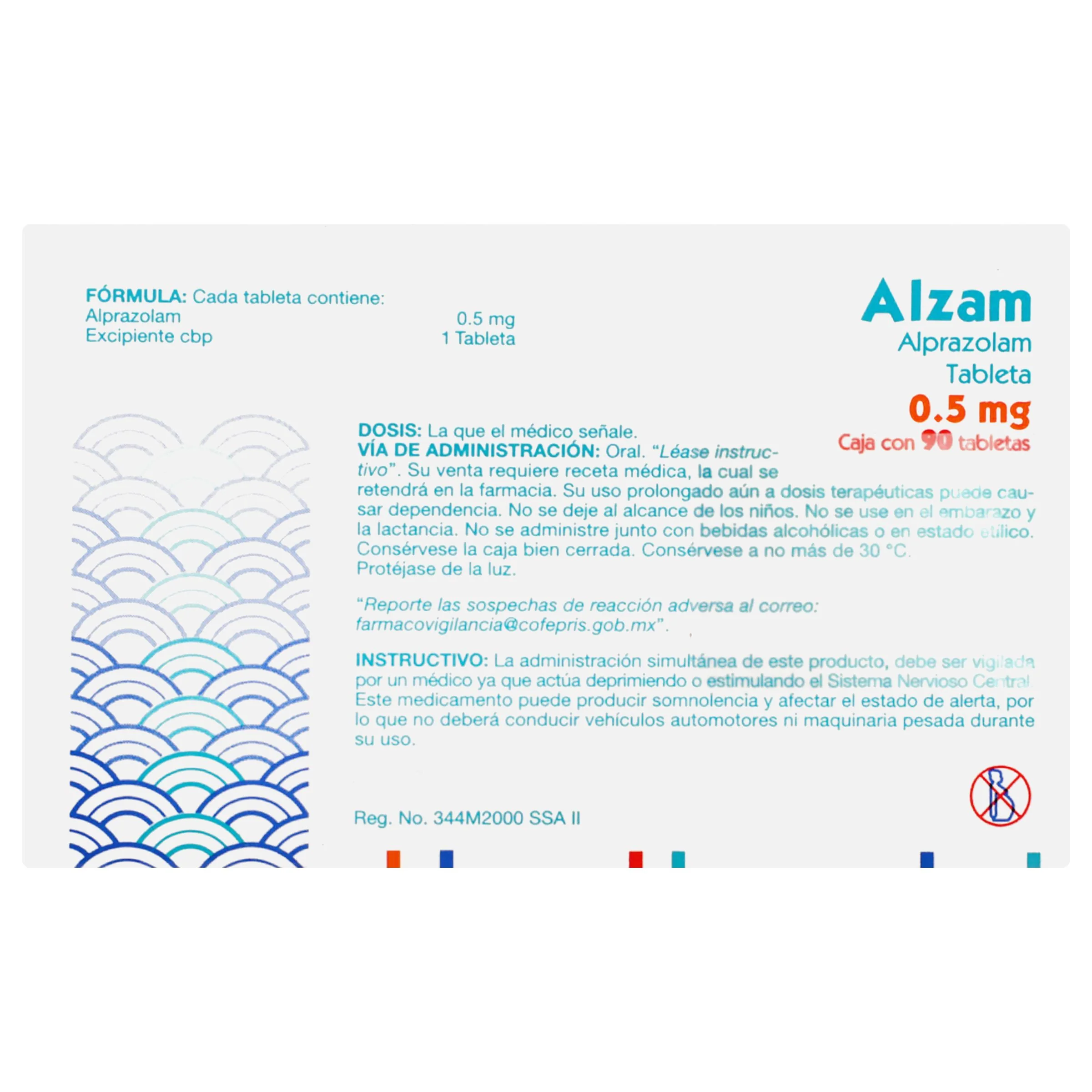 Alzam 0.50 Mg Con 90 Tabletas - Image 6