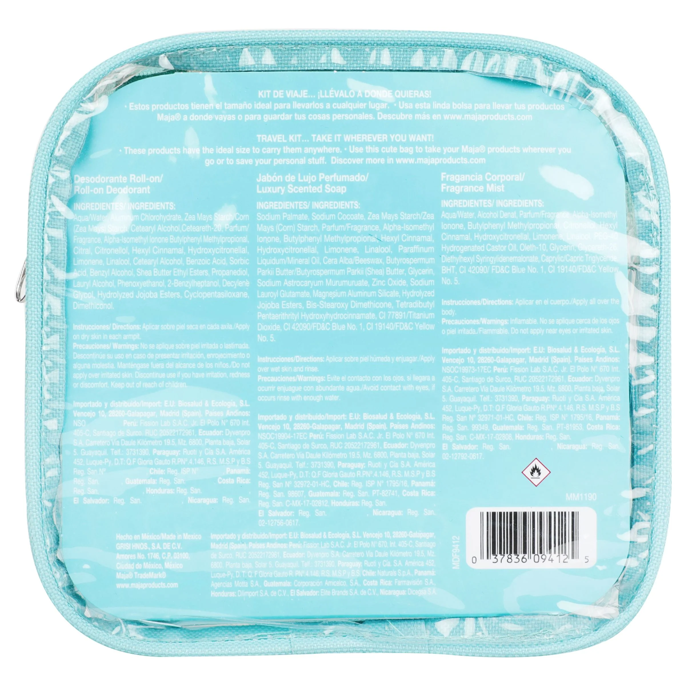 Estuche Maquillaje Aqua Desodorante R-On+Jbn+ Frag - Image 4