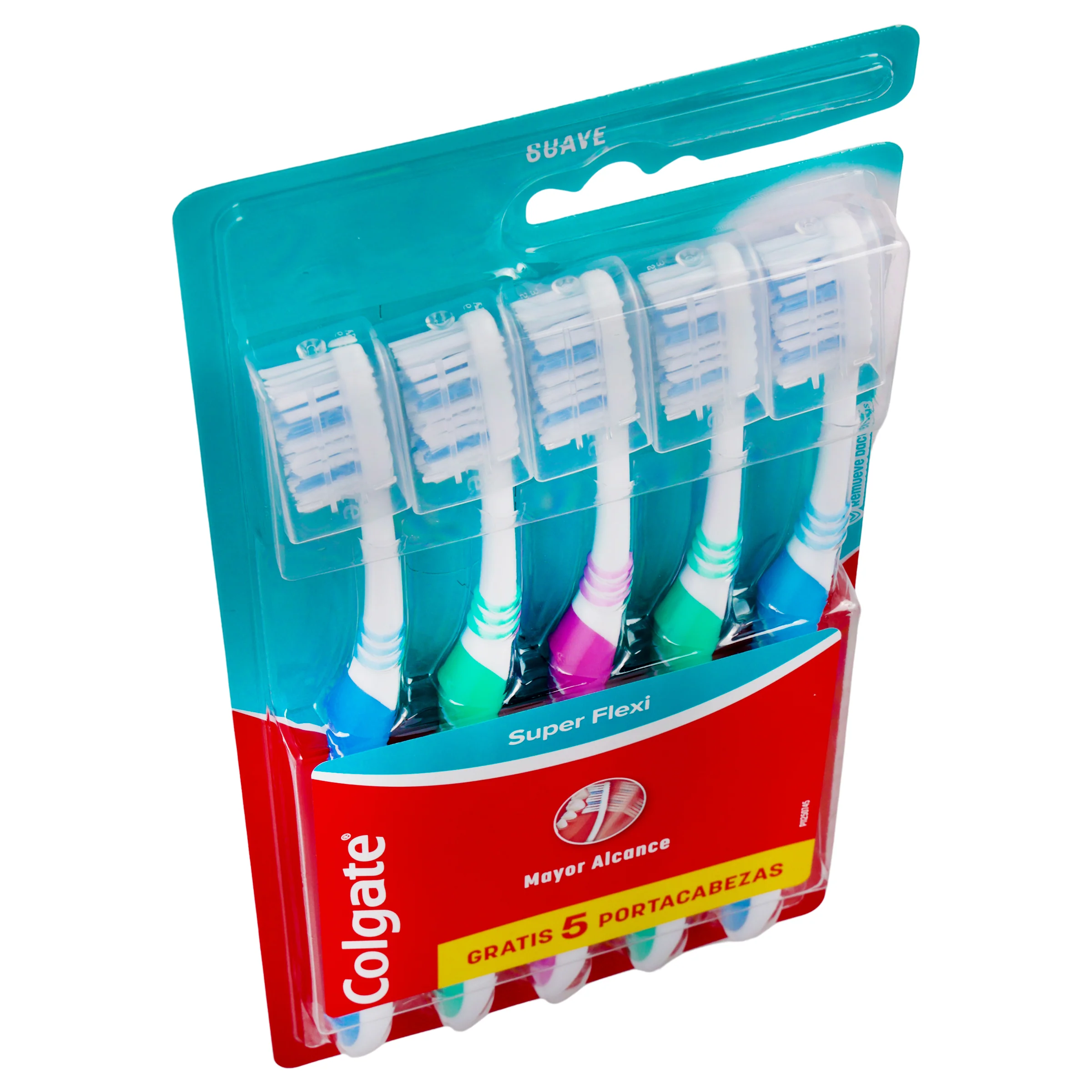 Cepillo Dental Colgate Super Flexible Con 5 Piezas - Image 2