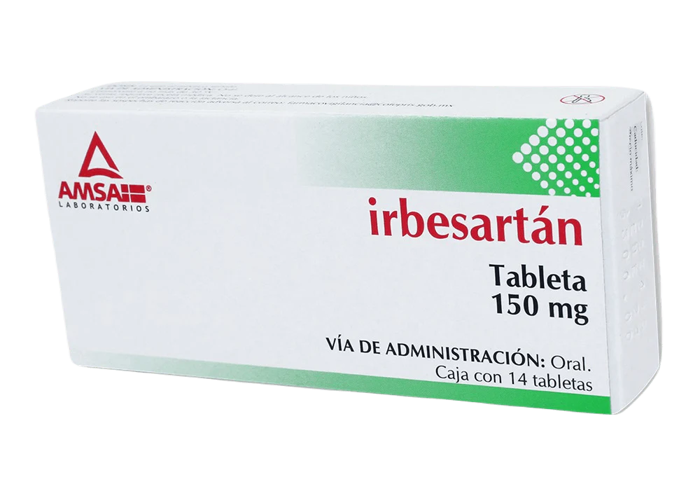 Irbesartan 150 Mg Con 14 Tabletas