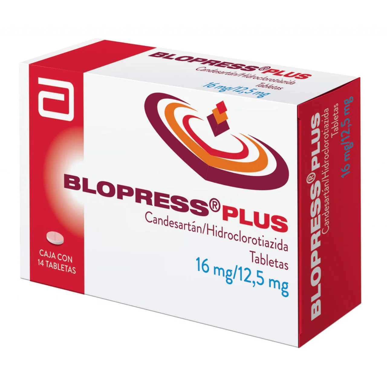 Blopress Plus 16/12.5 Mg Con 14 Tabletas