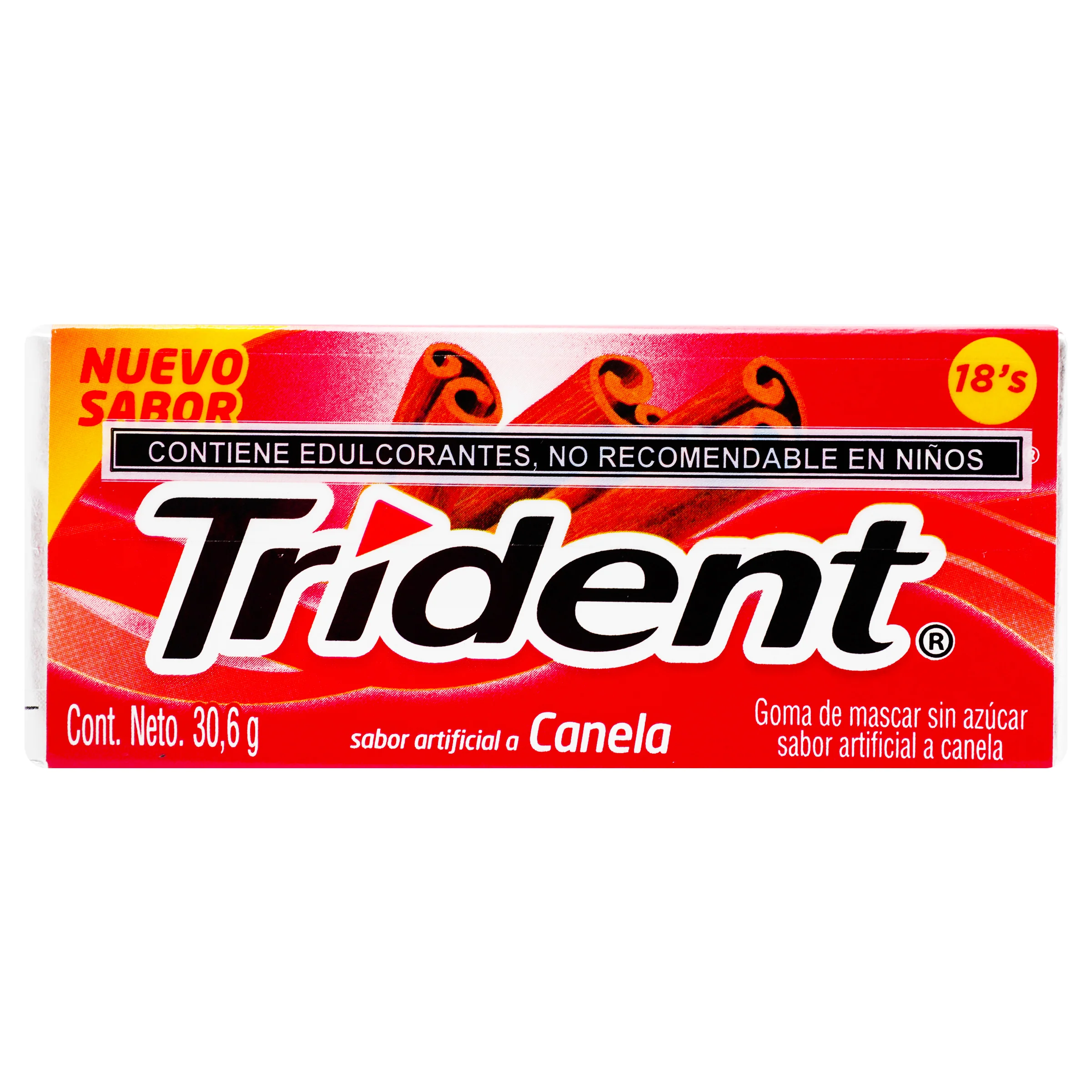 Chicle Trident 18 S Fresa Y Canela 30.6 G