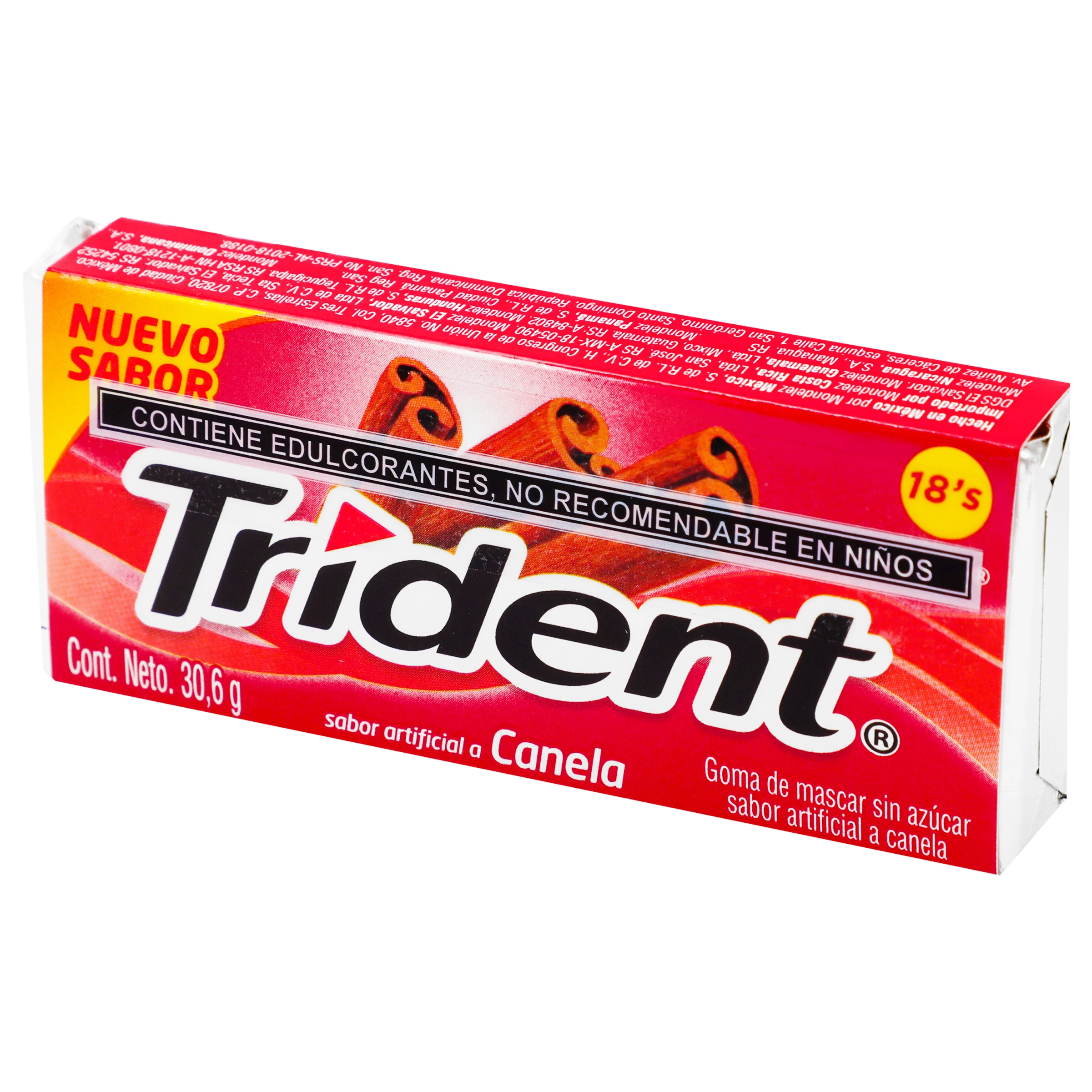 Chicle Trident 18 S Fresa Y Canela 30.6 G - Image 2