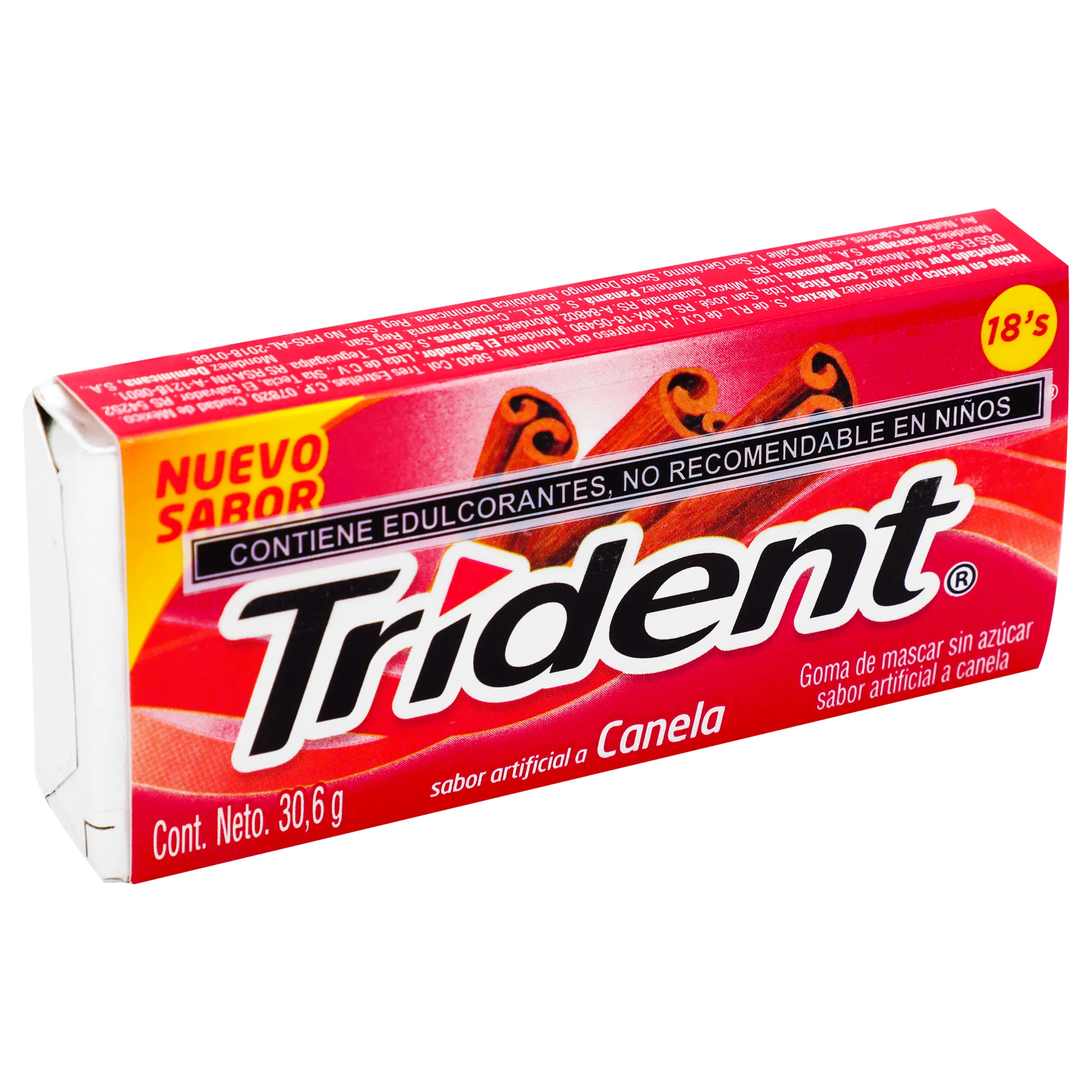 Chicle Trident 18 S Fresa Y Canela 30.6 G - Image 3