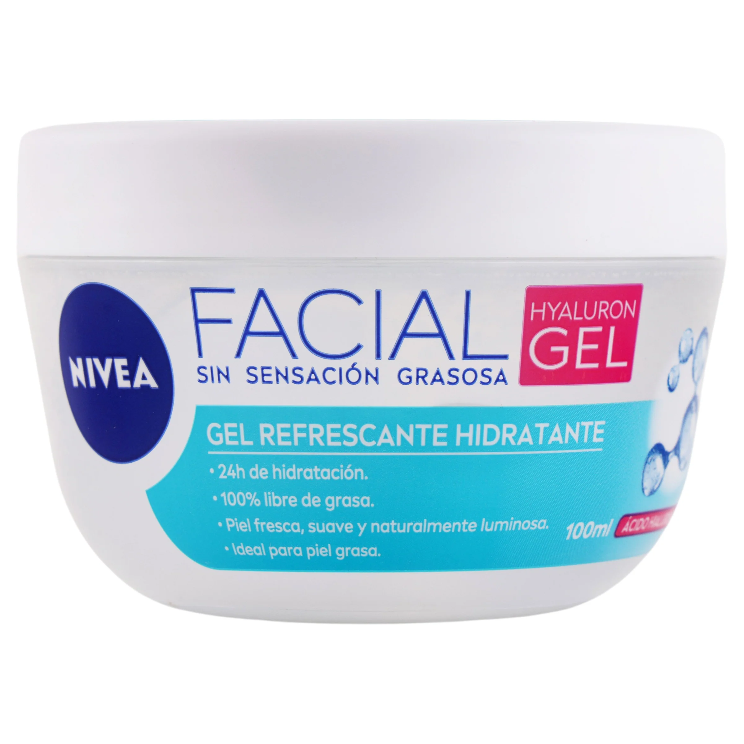 Gel Nivea Facial Refrescante Hidratante Hyaluron 100 Ml