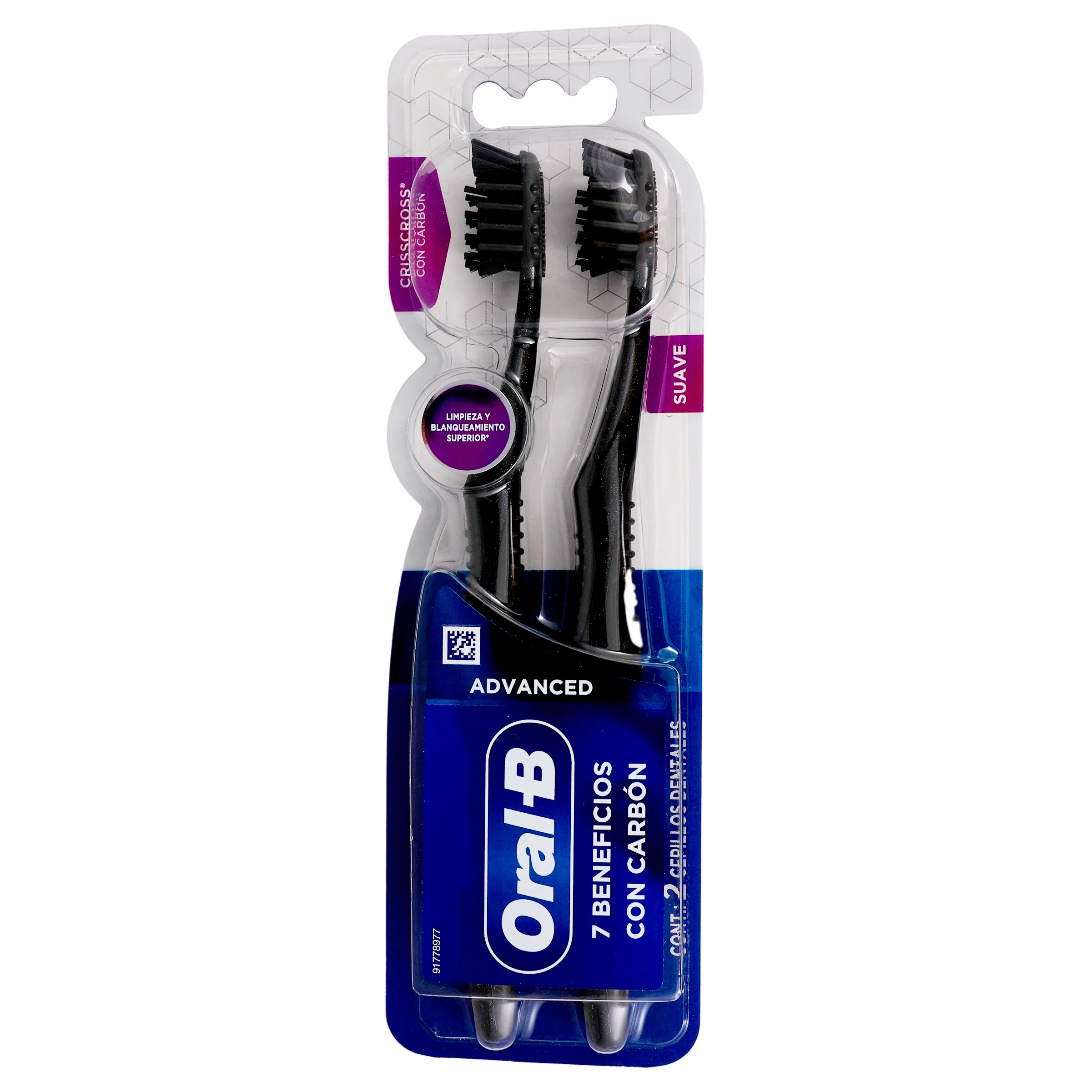 Cepillo Dental Oral-B 7 Benef Carb Con 2
