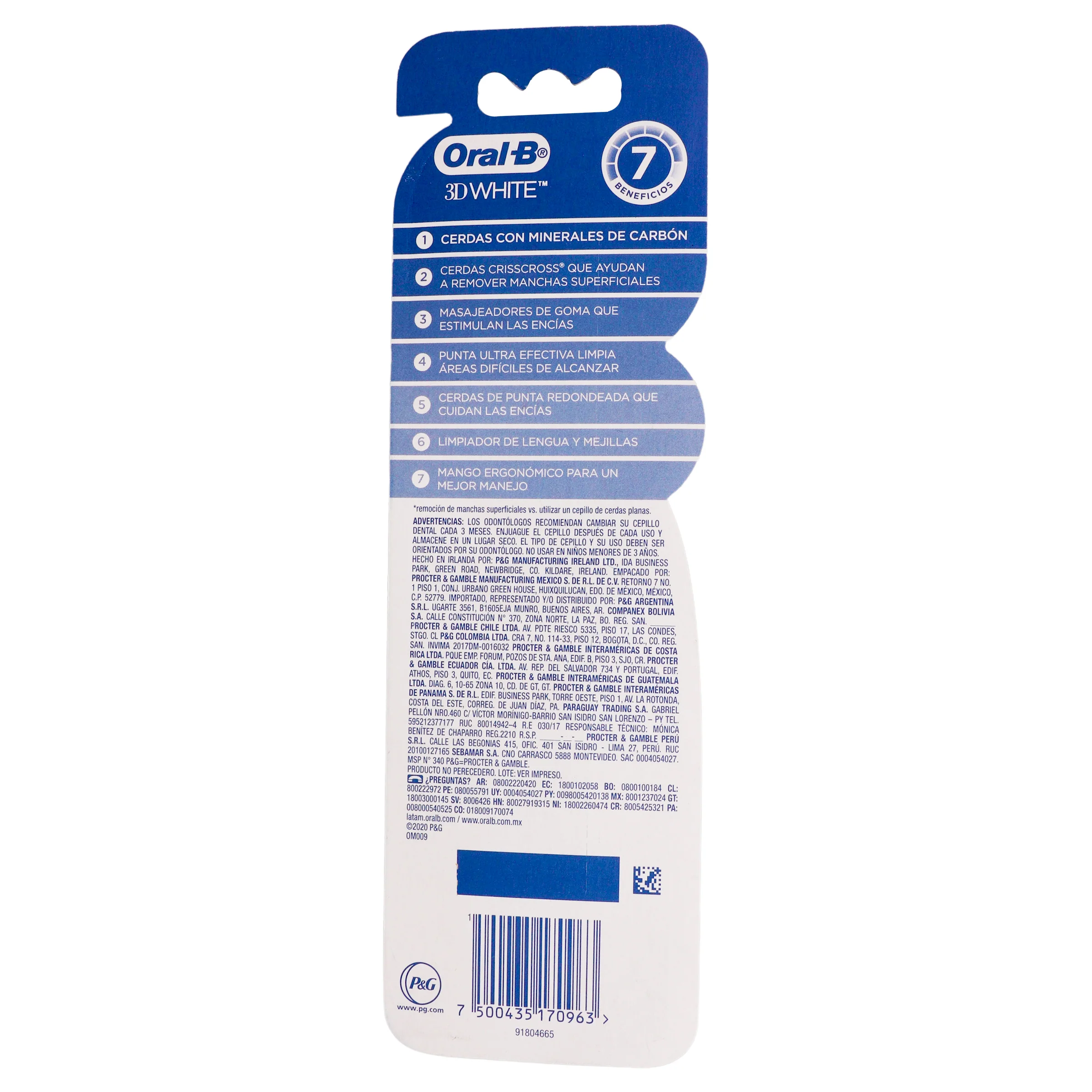 Cepillo Dental Oral-B 7 Benef Carb Con 2 - Image 2