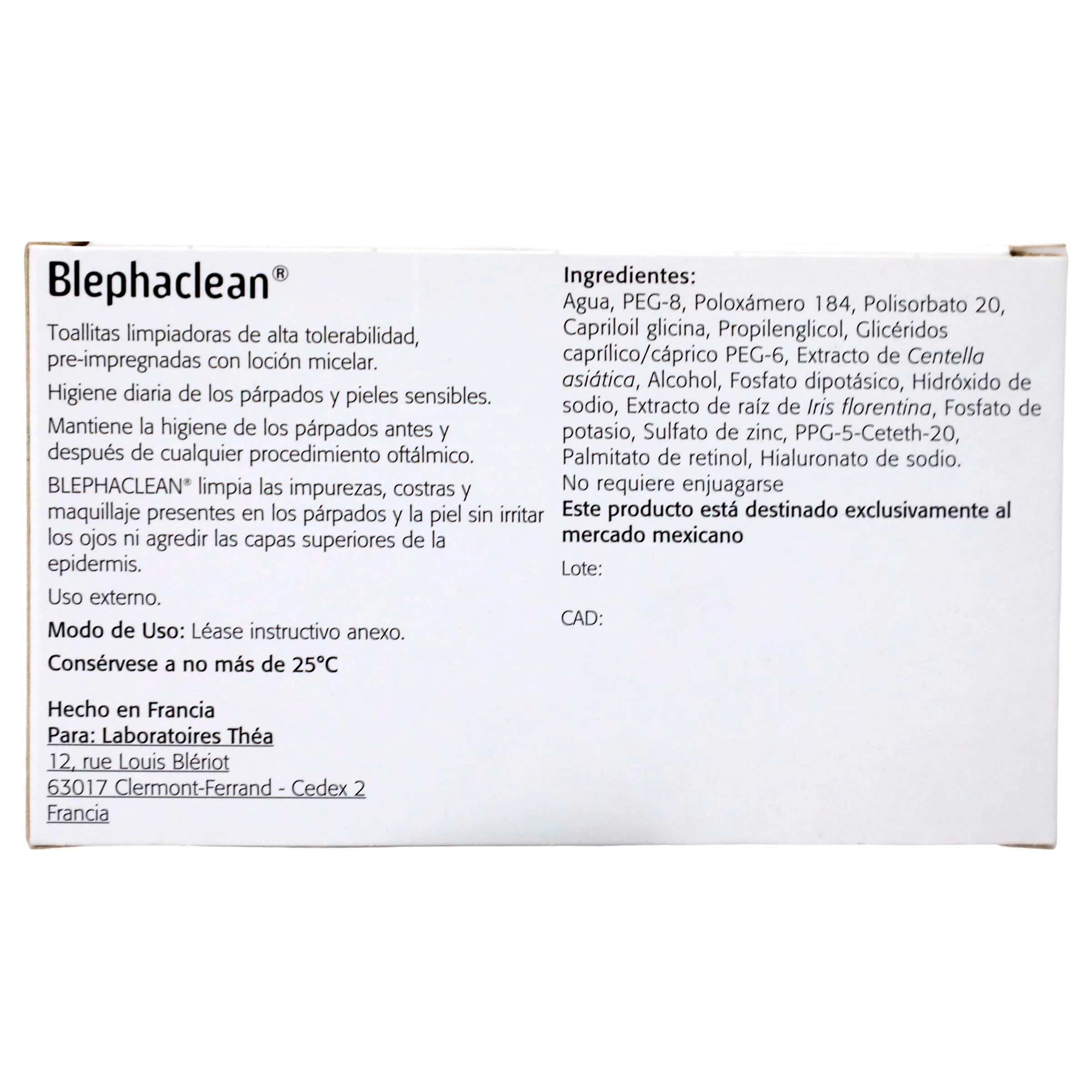 Blephaclean Toallitas Limpiadoras Esteril C/30 Pz - Image 6