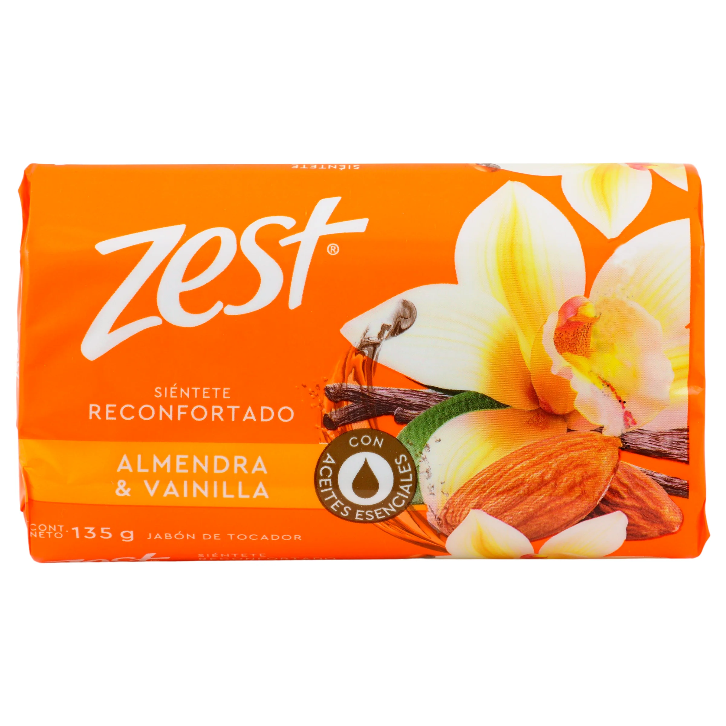 Jabon Zest Almendra Y Vainilla 135 G