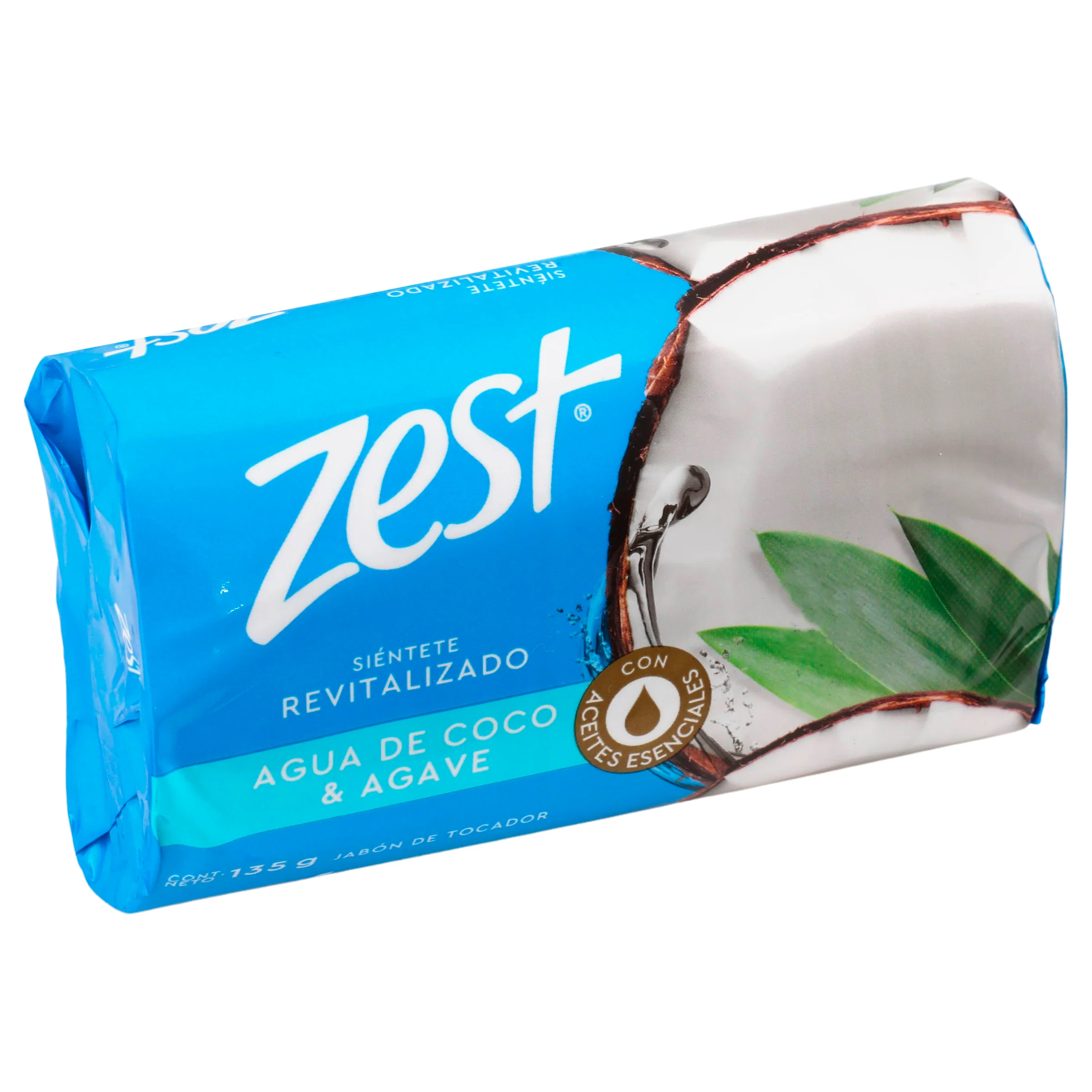 Jabon Zest Agua De Coco Y Agave 135 G - Image 2