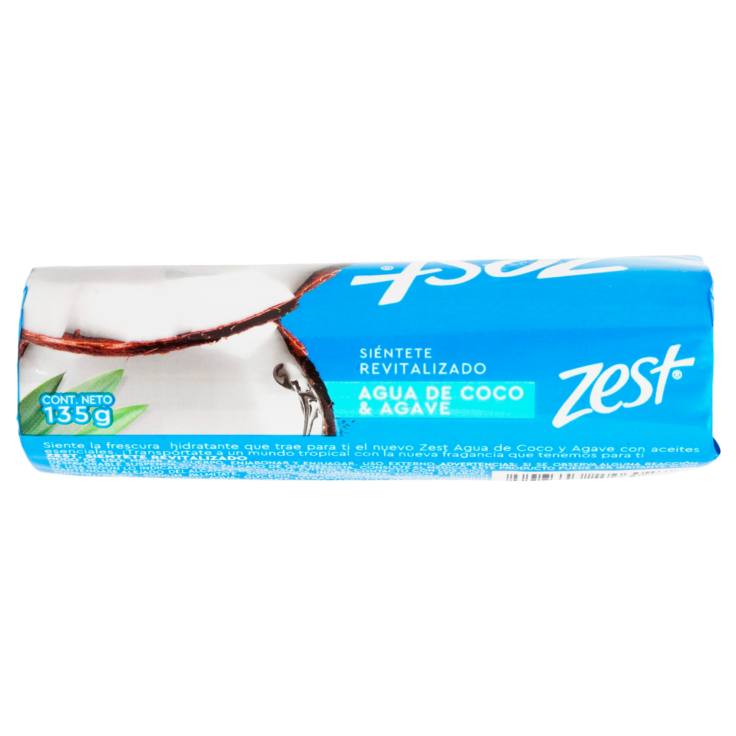 Jabon Zest Agua De Coco Y Agave 135 G - Image 6