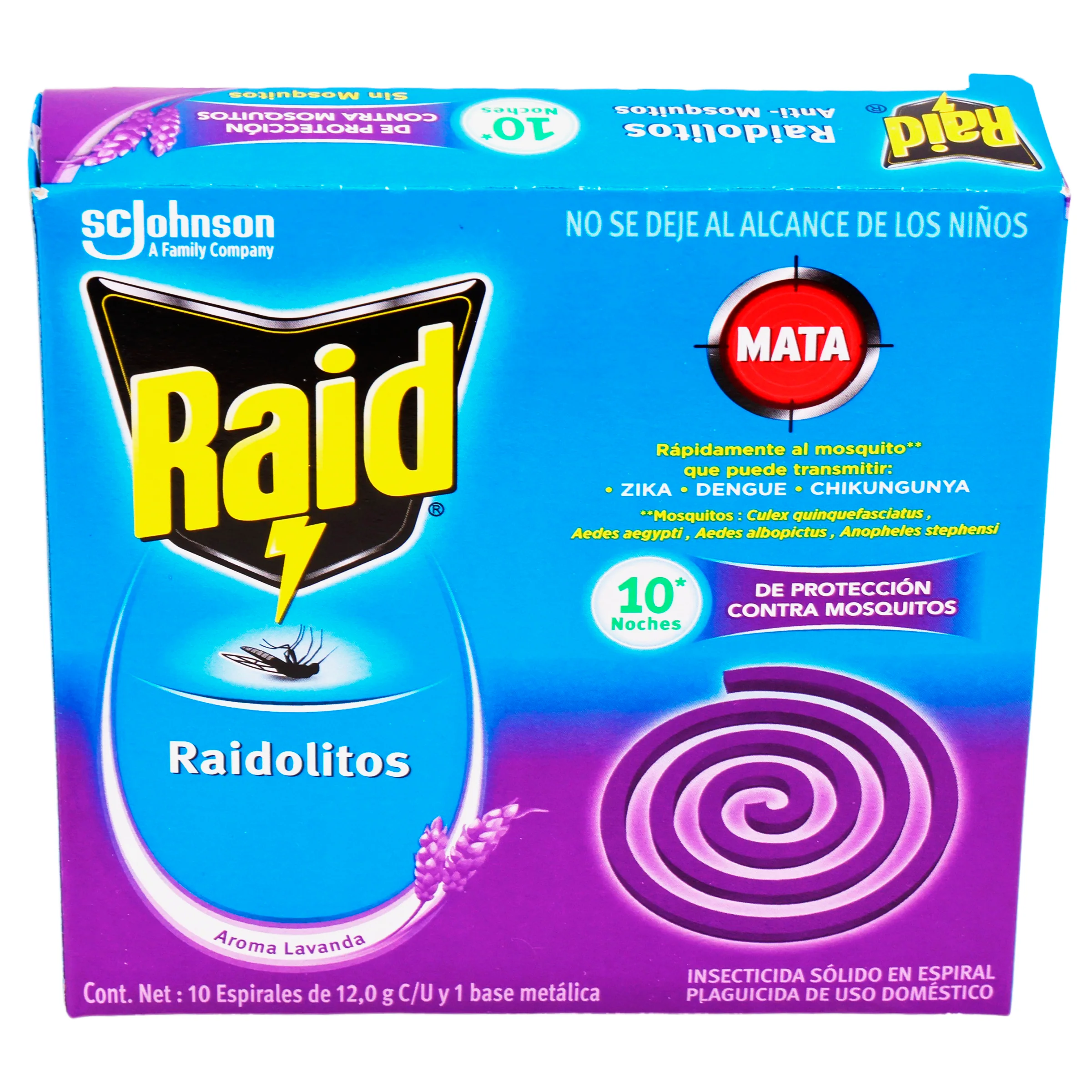 Raidolitos Lavanda Espirales C/10 Piezas - Image 3