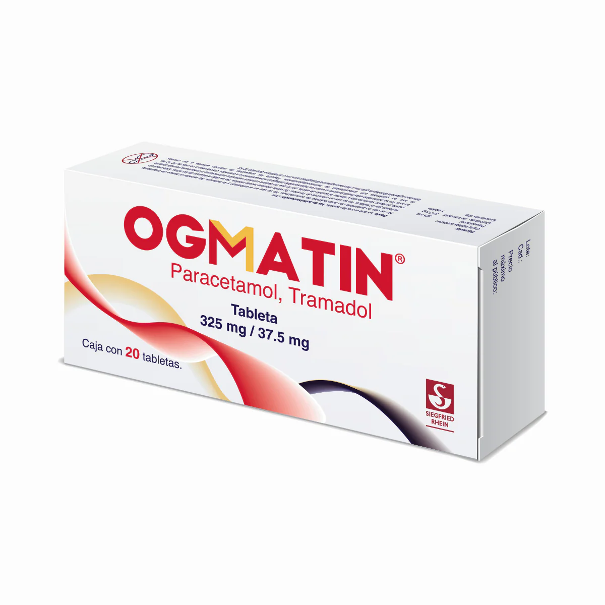 Ogmatin 325 Mg / 37.5 Mg Con 20 Tabletas - Image 2