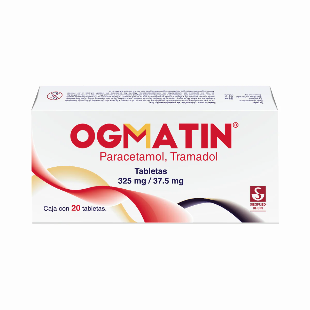 Ogmatin 325 Mg / 37.5 Mg Con 20 Tabletas - Image 4