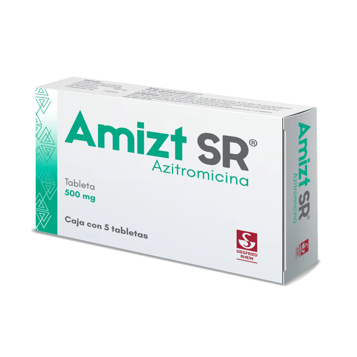 Amizt Sr 500 Mg - Caja Con 5 Tabletas (Azitromicina) - Image 2