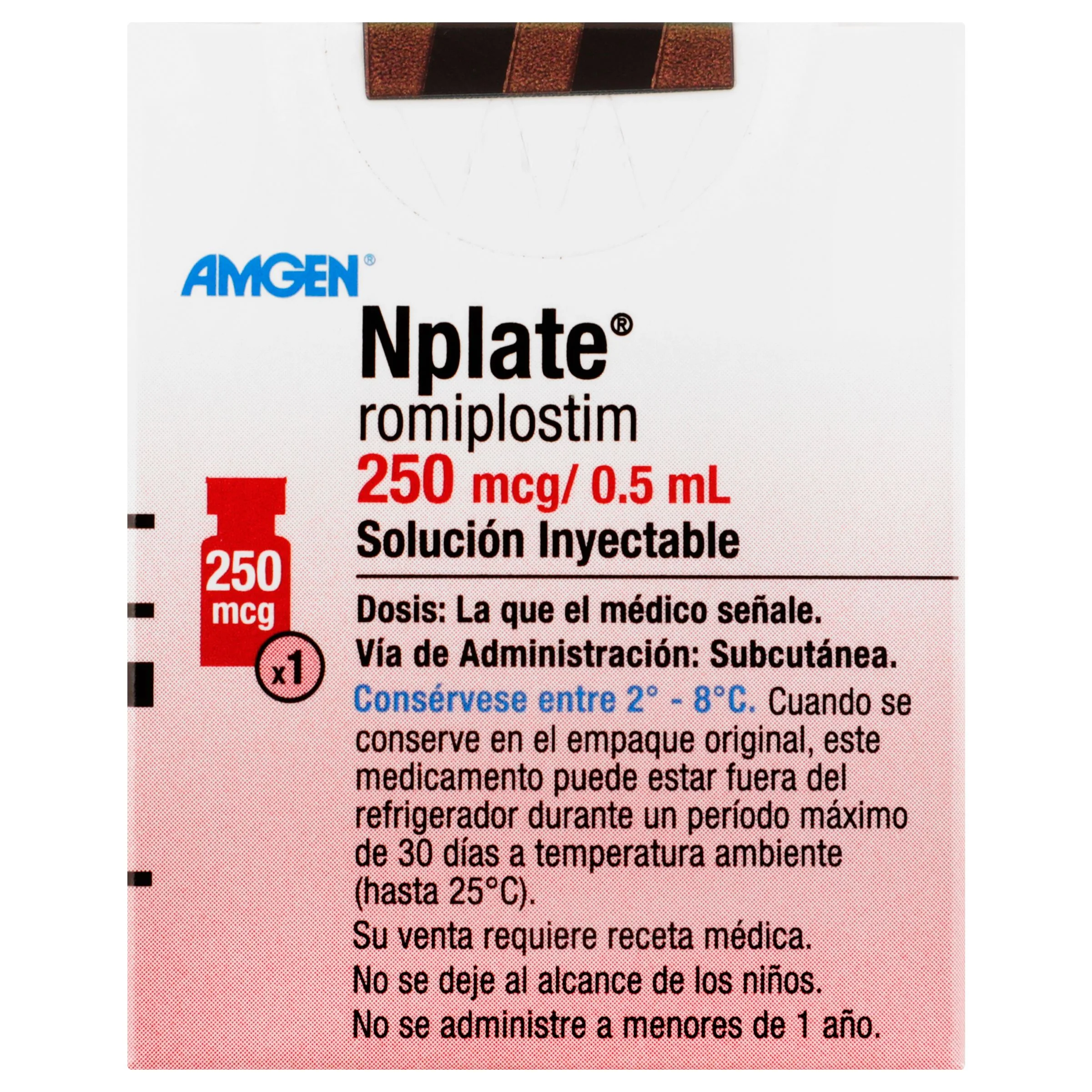 Nplate 250 Mcg Solucion Inyectable