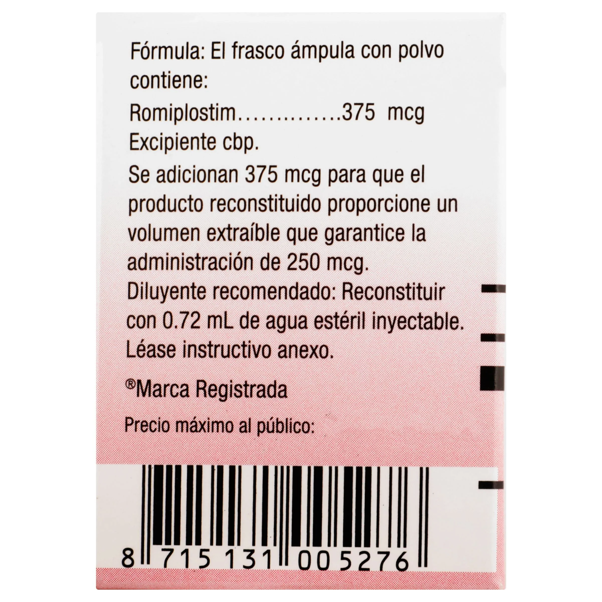 Nplate 250 Mcg Solucion Inyectable - Image 6