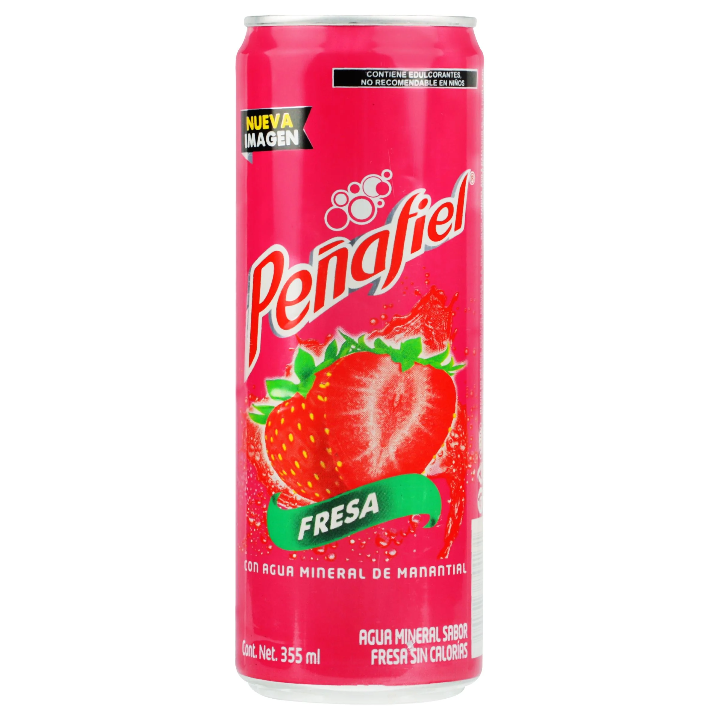 Peñafiel Sabor Fresa Lata 355 Ml