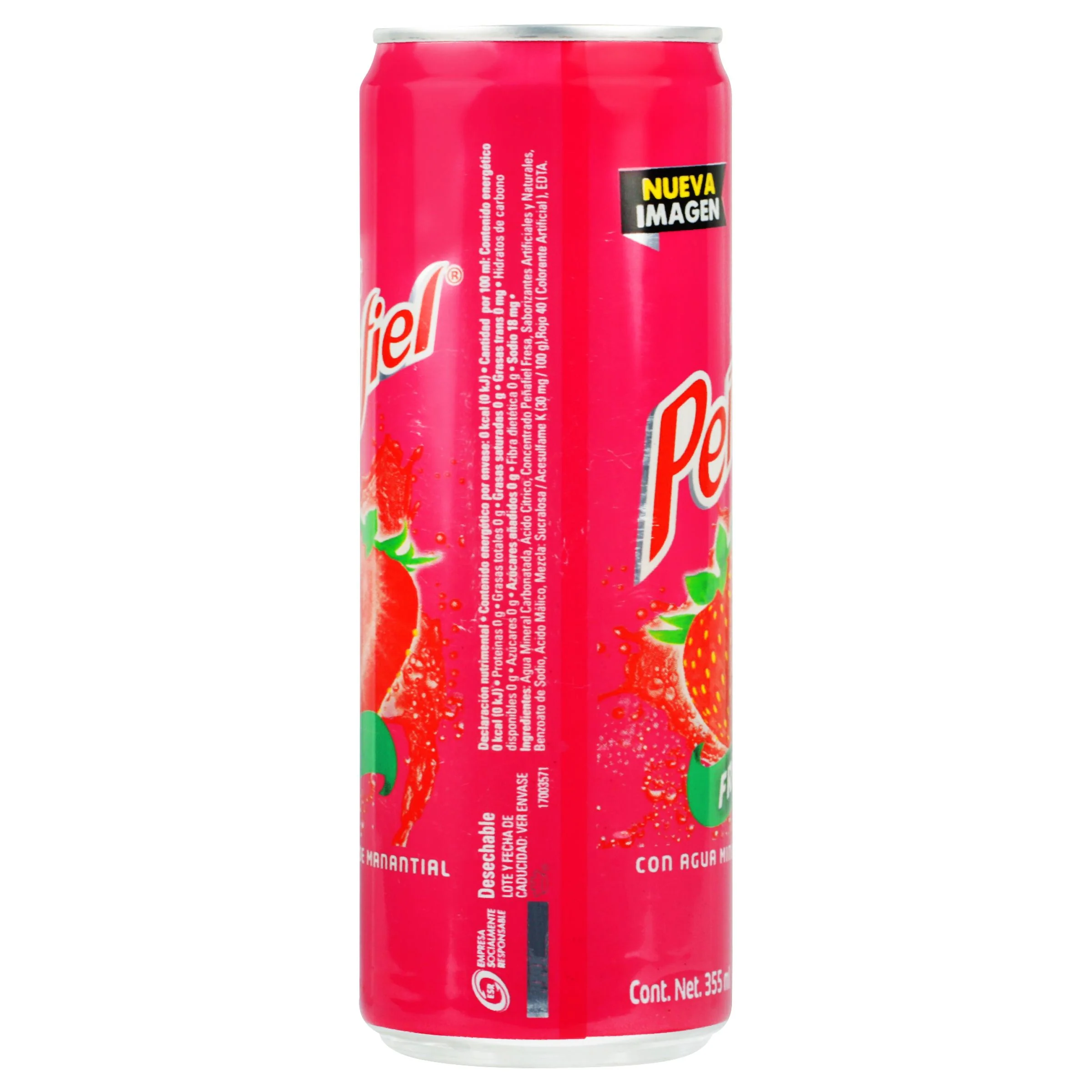 Peñafiel Sabor Fresa Lata 355 Ml - Image 6