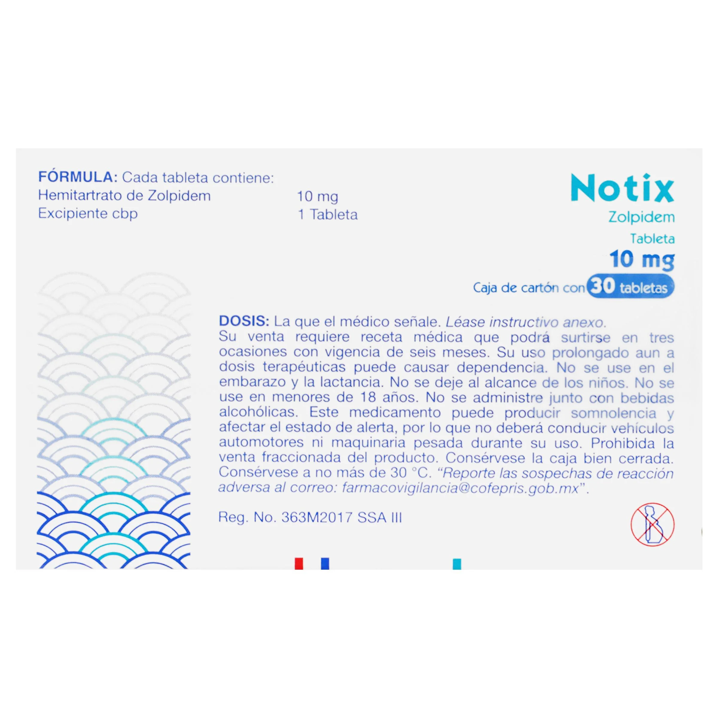 Notix 10 Mg Con 30 Tabletas - Image 6