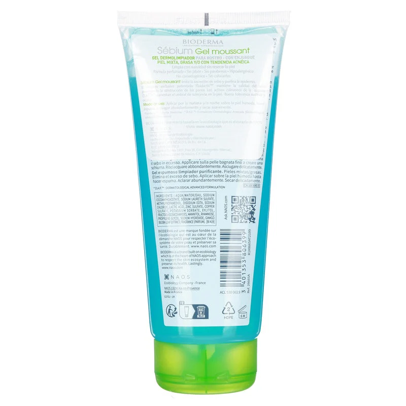 Gel Limpiador Sebium Moussa Piel Mixta 200 Ml - Image 17