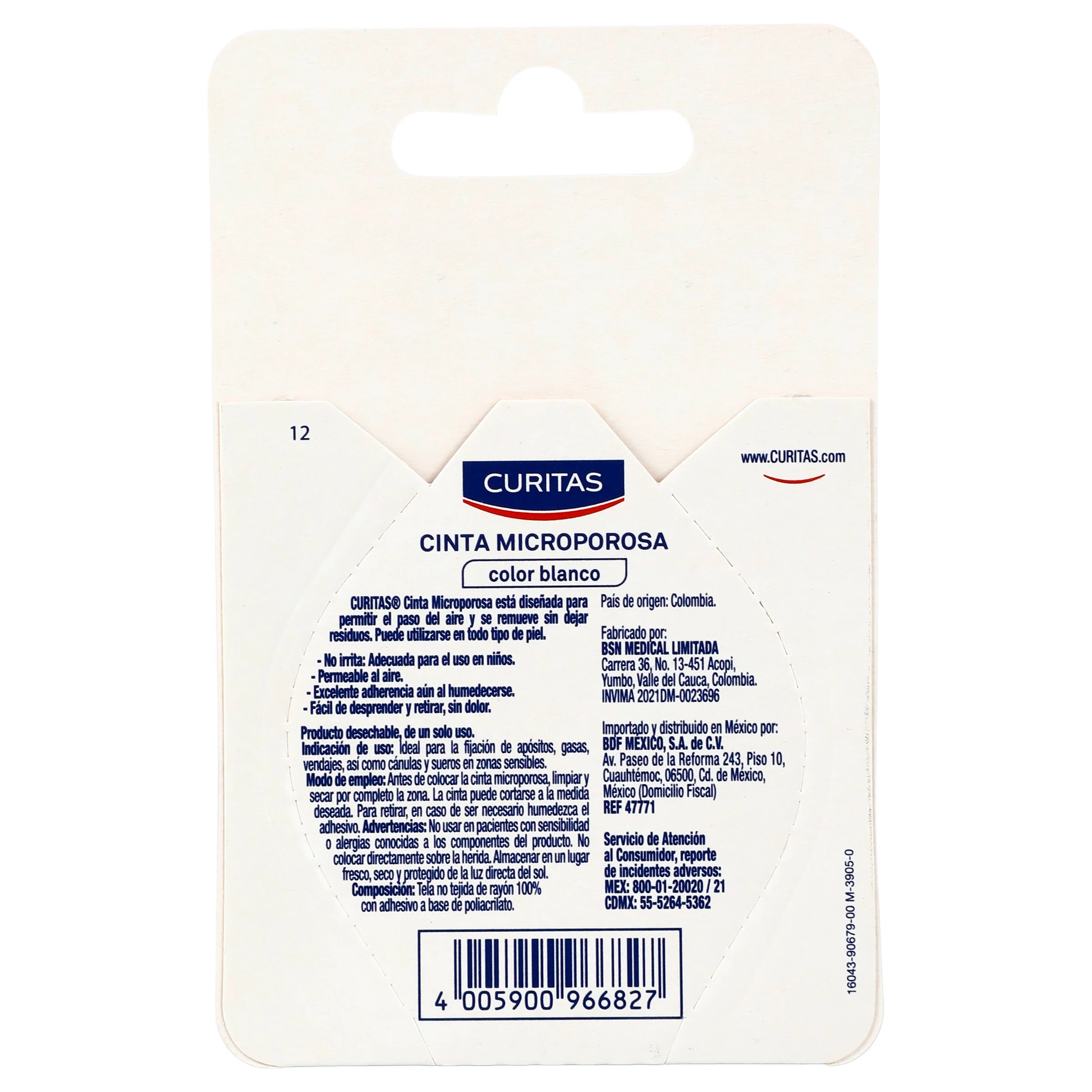 Cta Microp Curitas Bco 2.5Cm X 4.5 M - Image 7