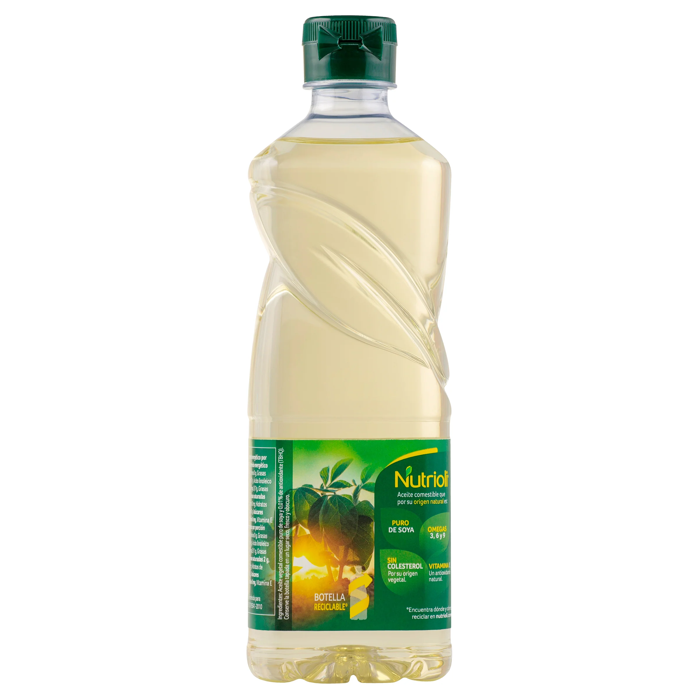 Aceite Nutrioli Puro De Soya 400 Ml - Image 2
