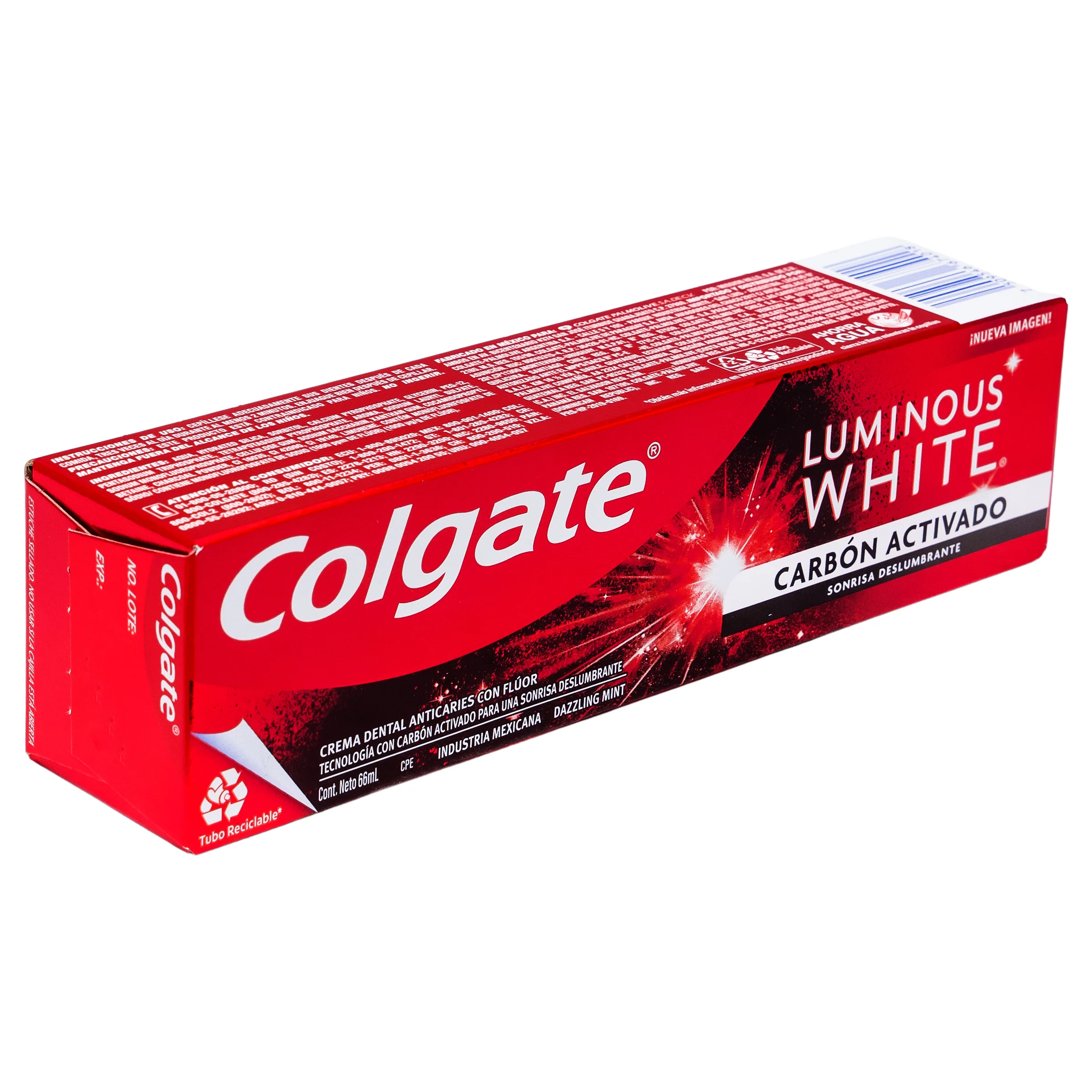 Crema Dental Colgate Luminous White Carbon 66 Ml - Image 3