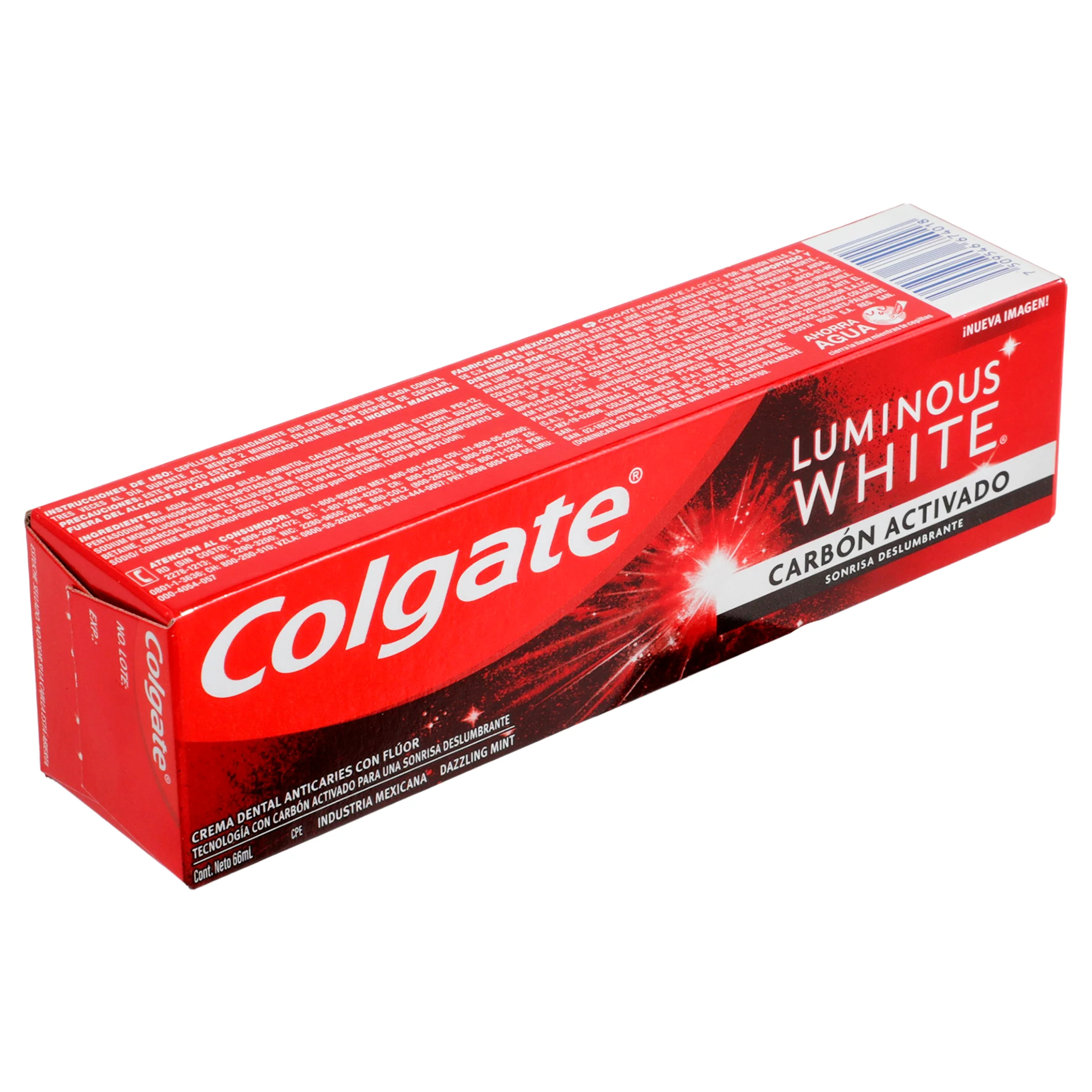 Crema Dental Colgate Luminous White Carbon 66 Ml - Image 4