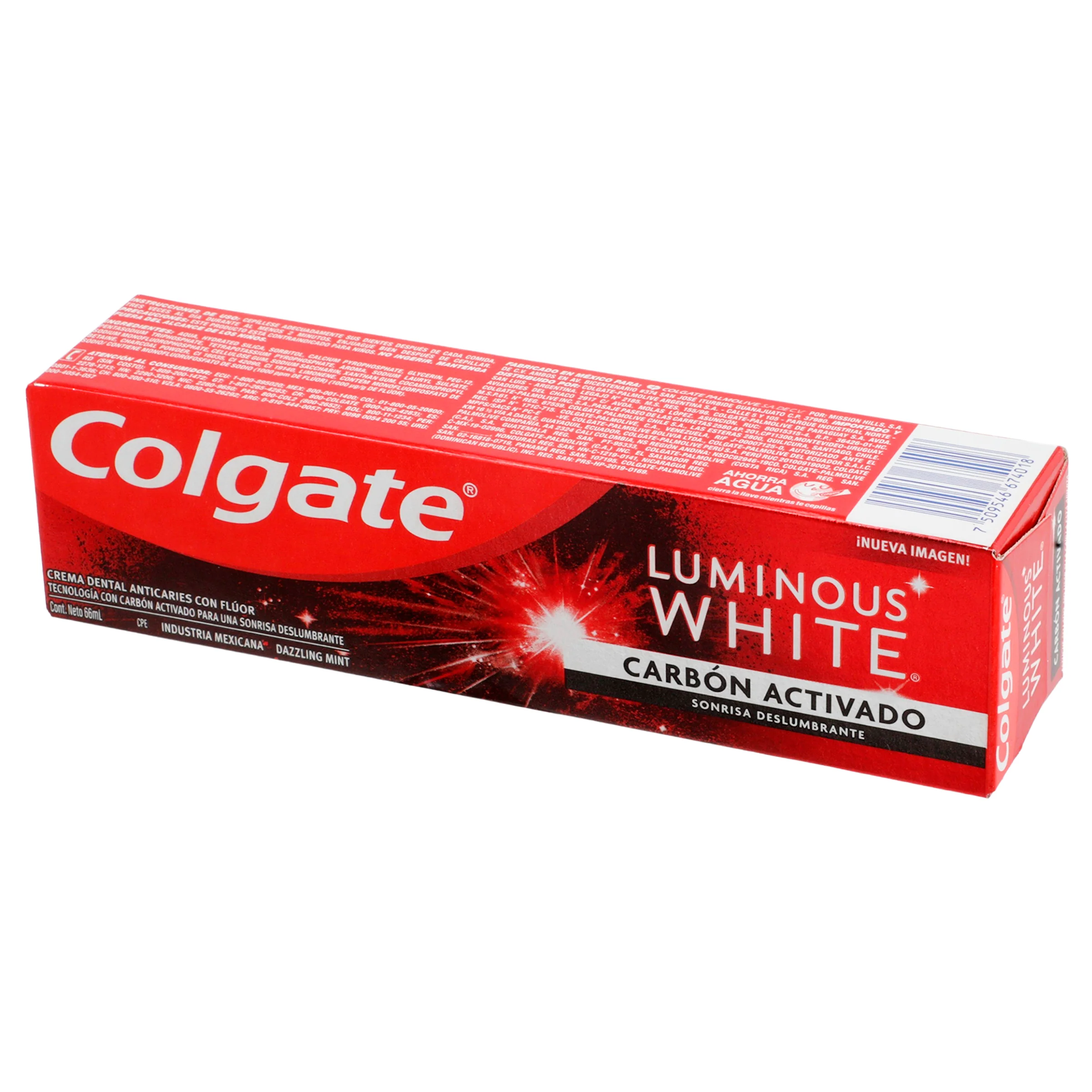 Crema Dental Colgate Luminous White Carbon 66 Ml - Image 7