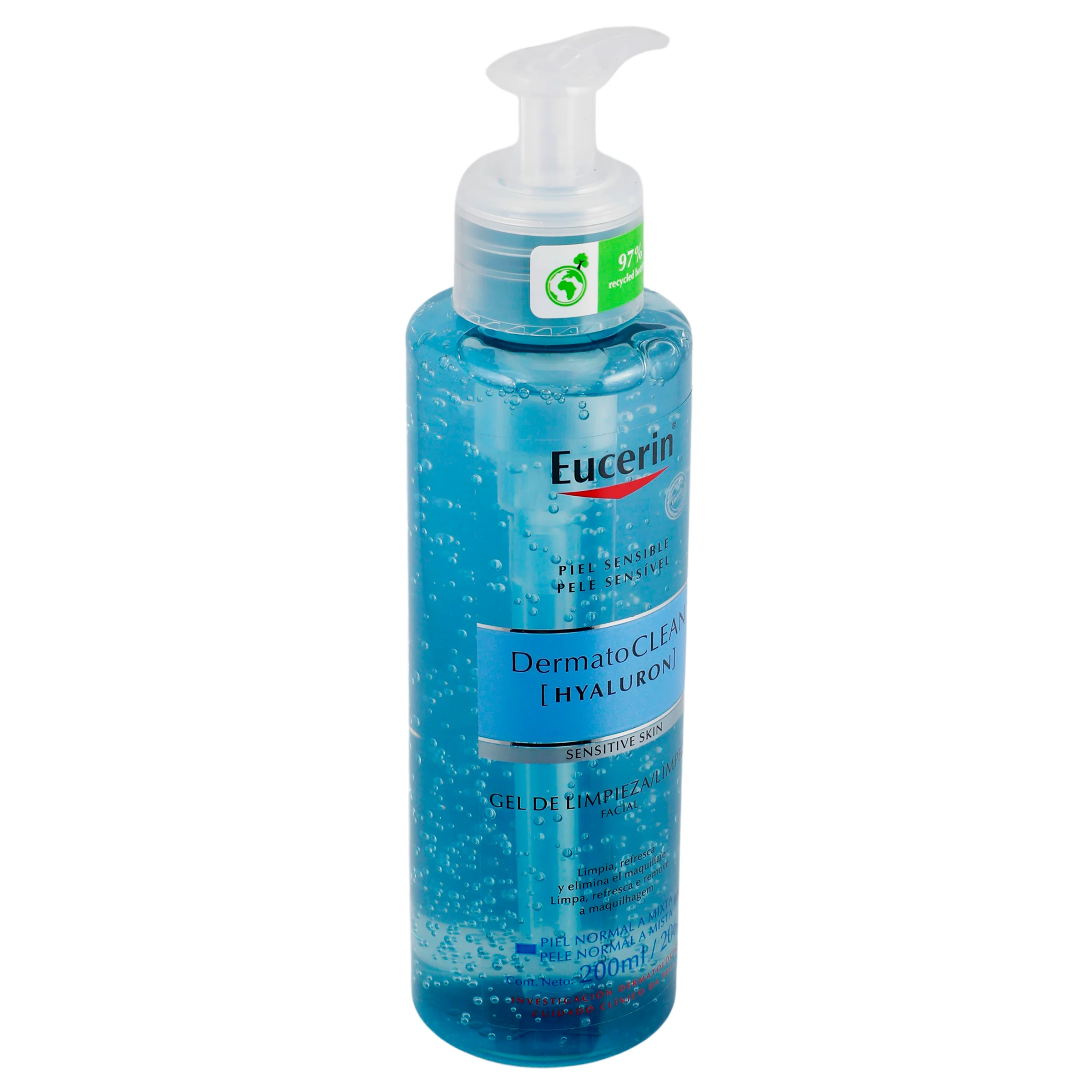 Eucerin Dermatoclean Gel Limpiador Facial 200 Ml - Image 2