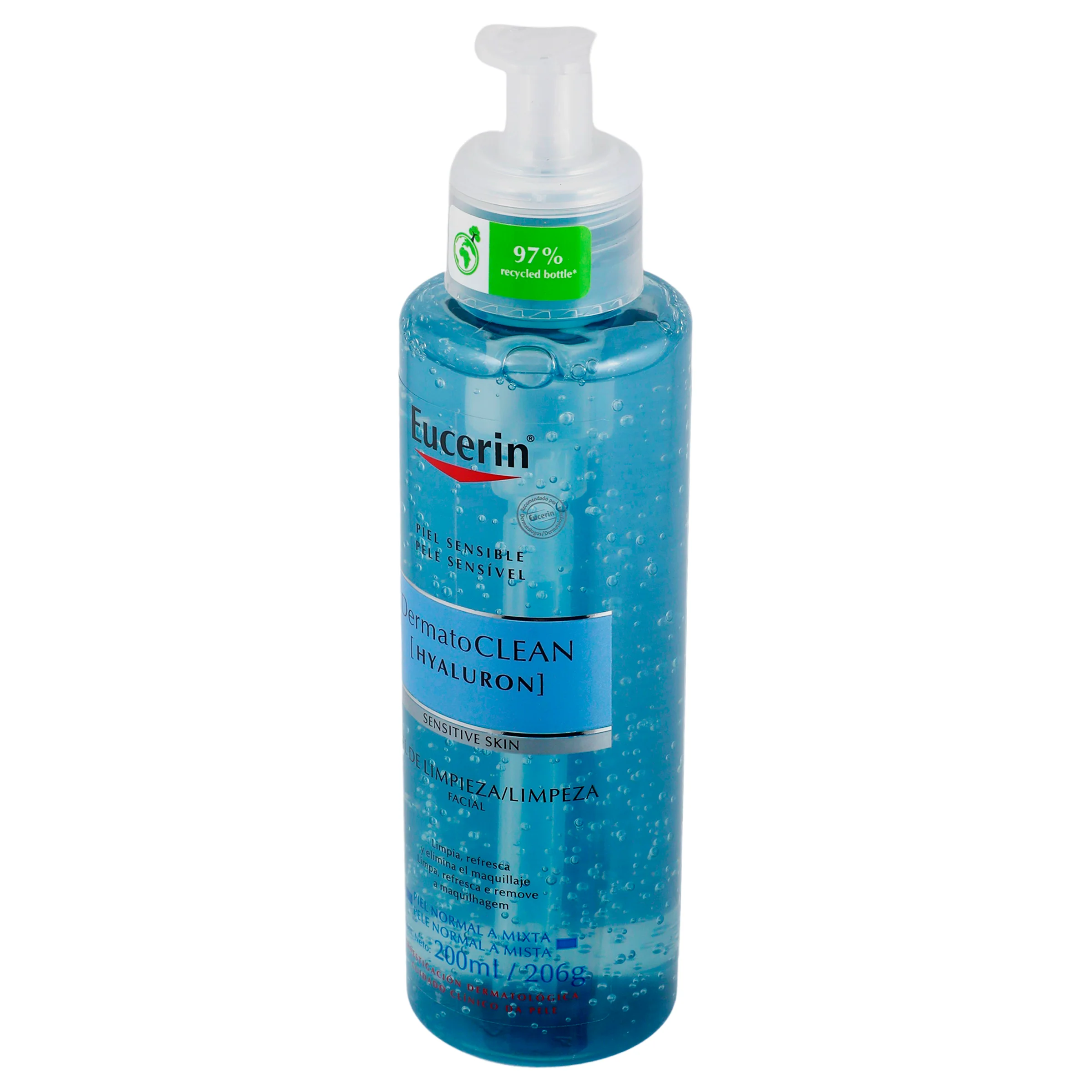 Eucerin Dermatoclean Gel Limpiador Facial 200 Ml - Image 3