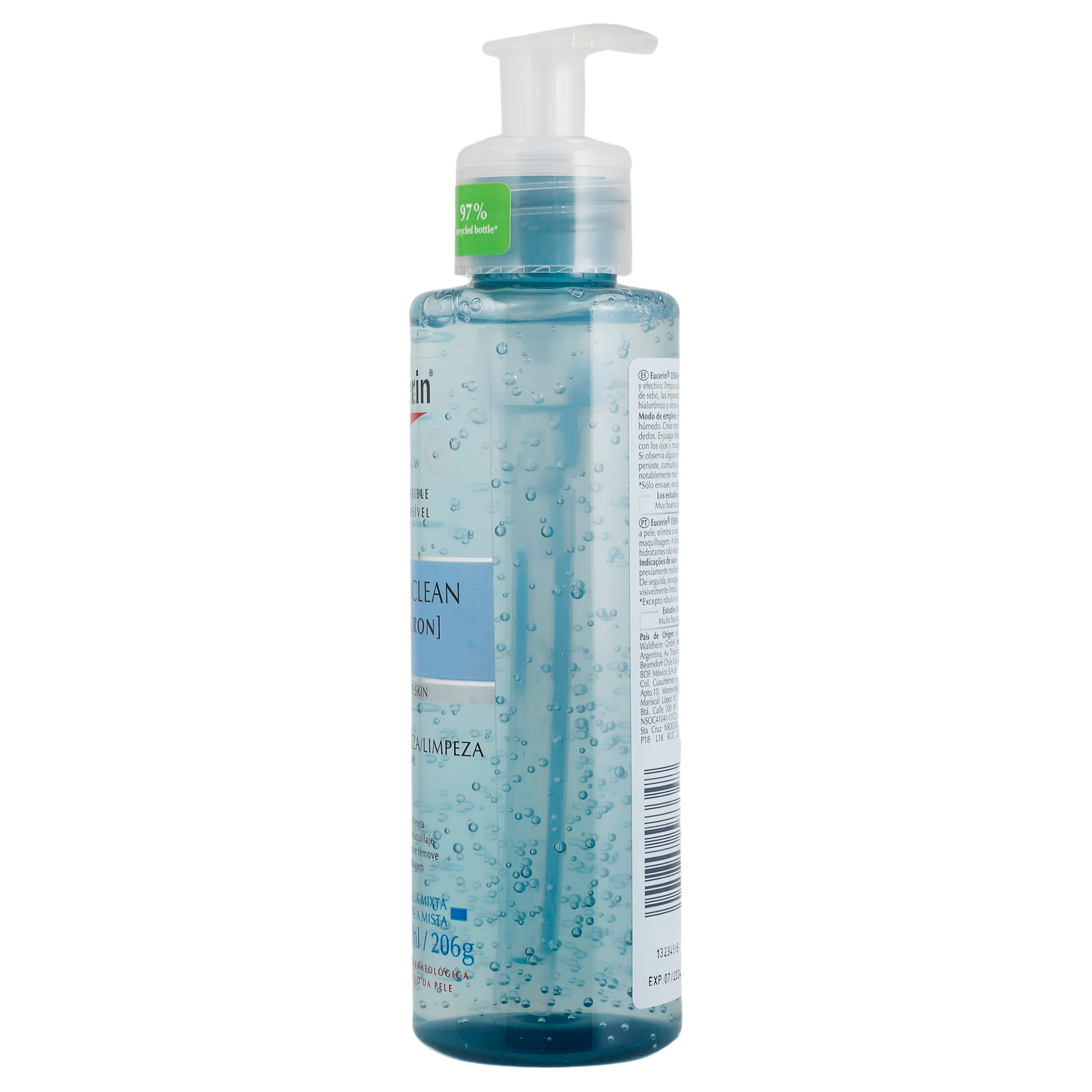 Eucerin Dermatoclean Gel Limpiador Facial 200 Ml - Image 4