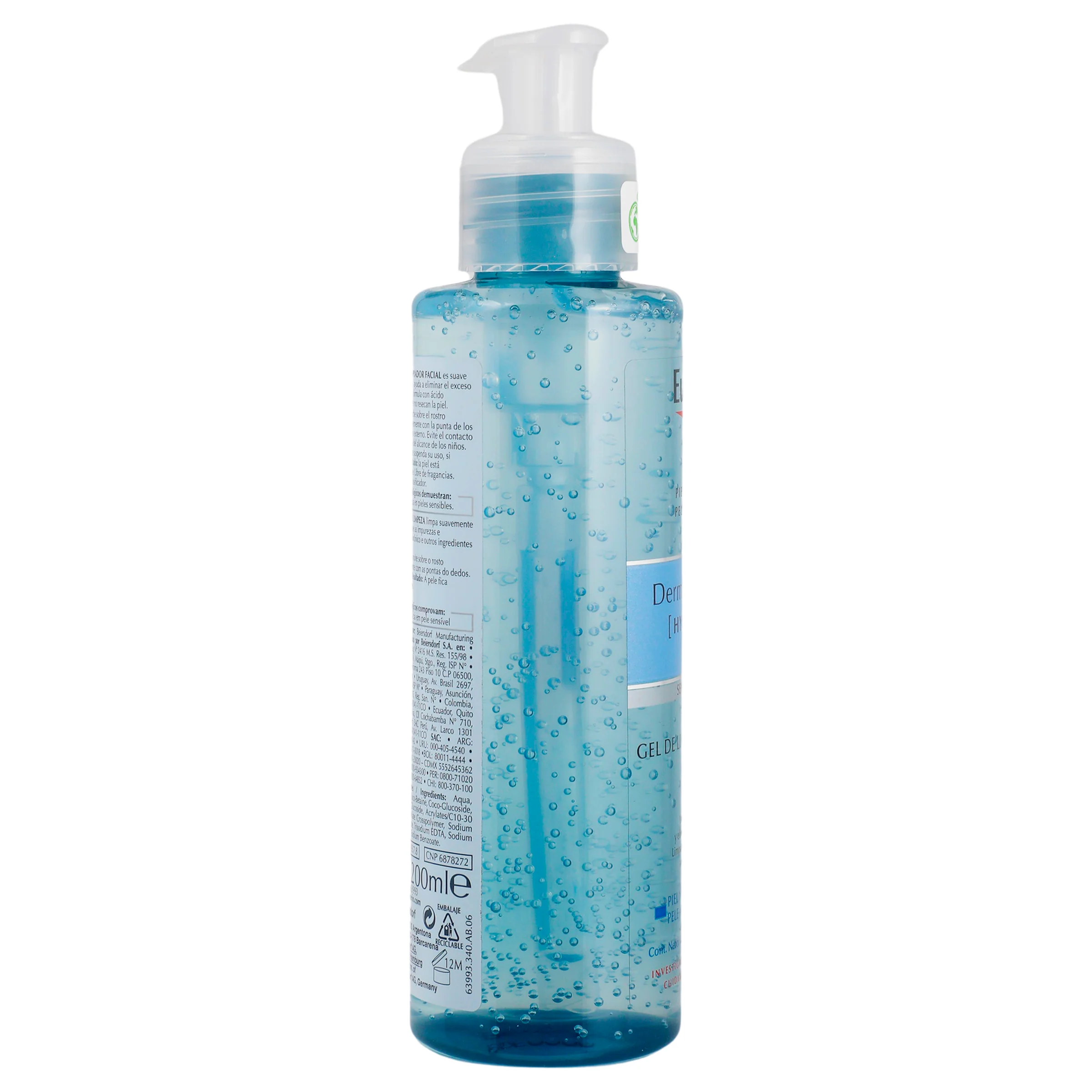 Eucerin Dermatoclean Gel Limpiador Facial 200 Ml - Image 6