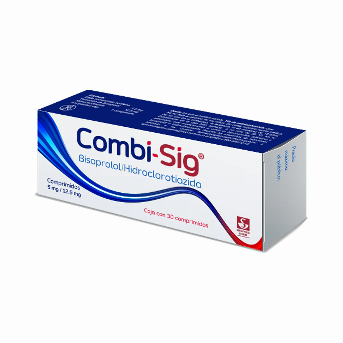 Combi-Sig 5Mg / 12.5 Mg - Caja Con 30 Comprimidos (Bisoprolol E Hidroclorotiazida) - Image 2