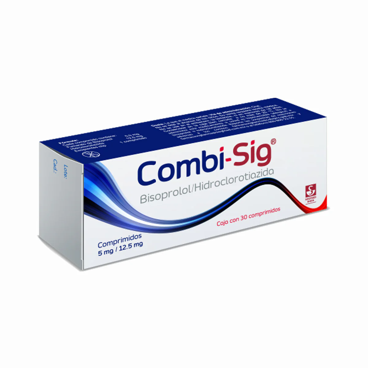 Combi-Sig 5Mg / 12.5 Mg - Caja Con 30 Comprimidos (Bisoprolol E Hidroclorotiazida) - Image 3