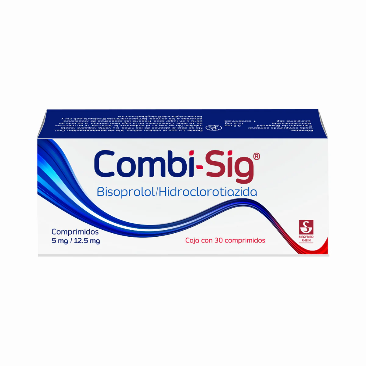 Combi-Sig 5Mg / 12.5 Mg - Caja Con 30 Comprimidos (Bisoprolol E Hidroclorotiazida) - Image 4